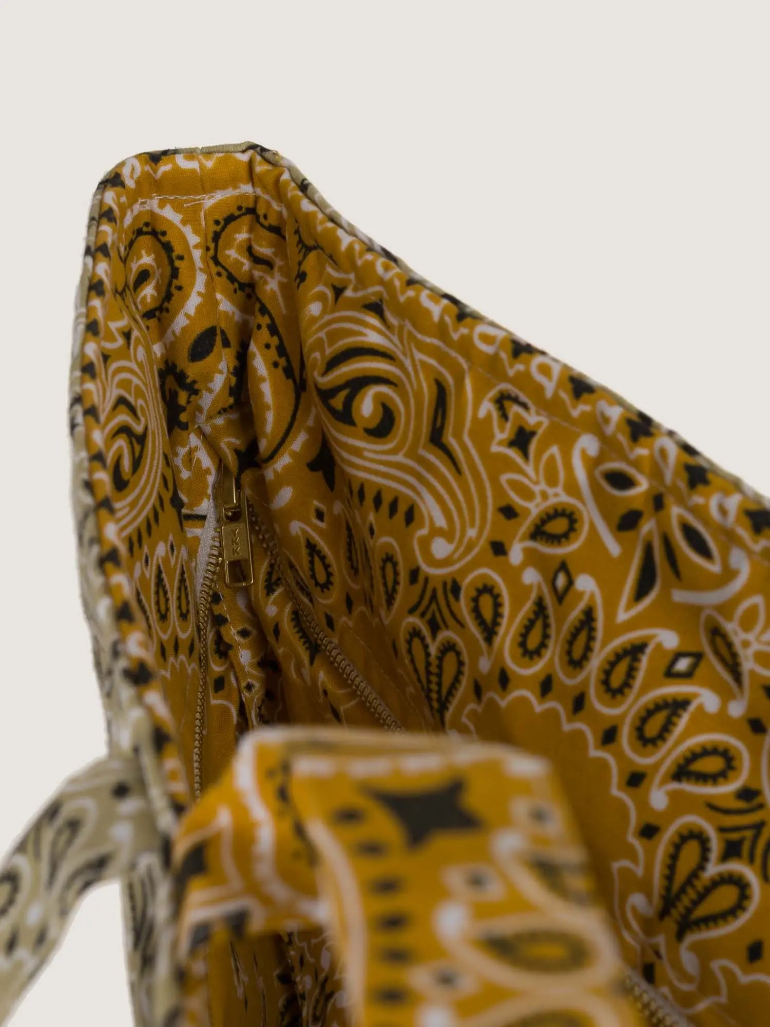 Sac Week-End - Beige / Moutarde