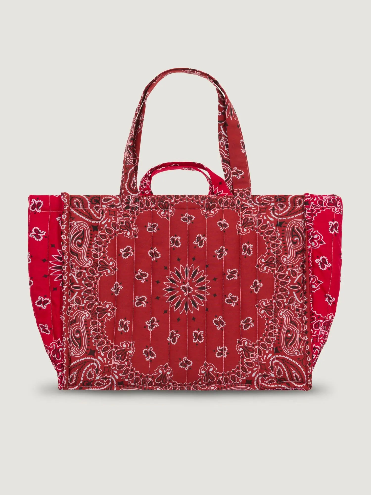 Maxi Cabas Matelassé - COEUR - Vintage Red / Real Red
