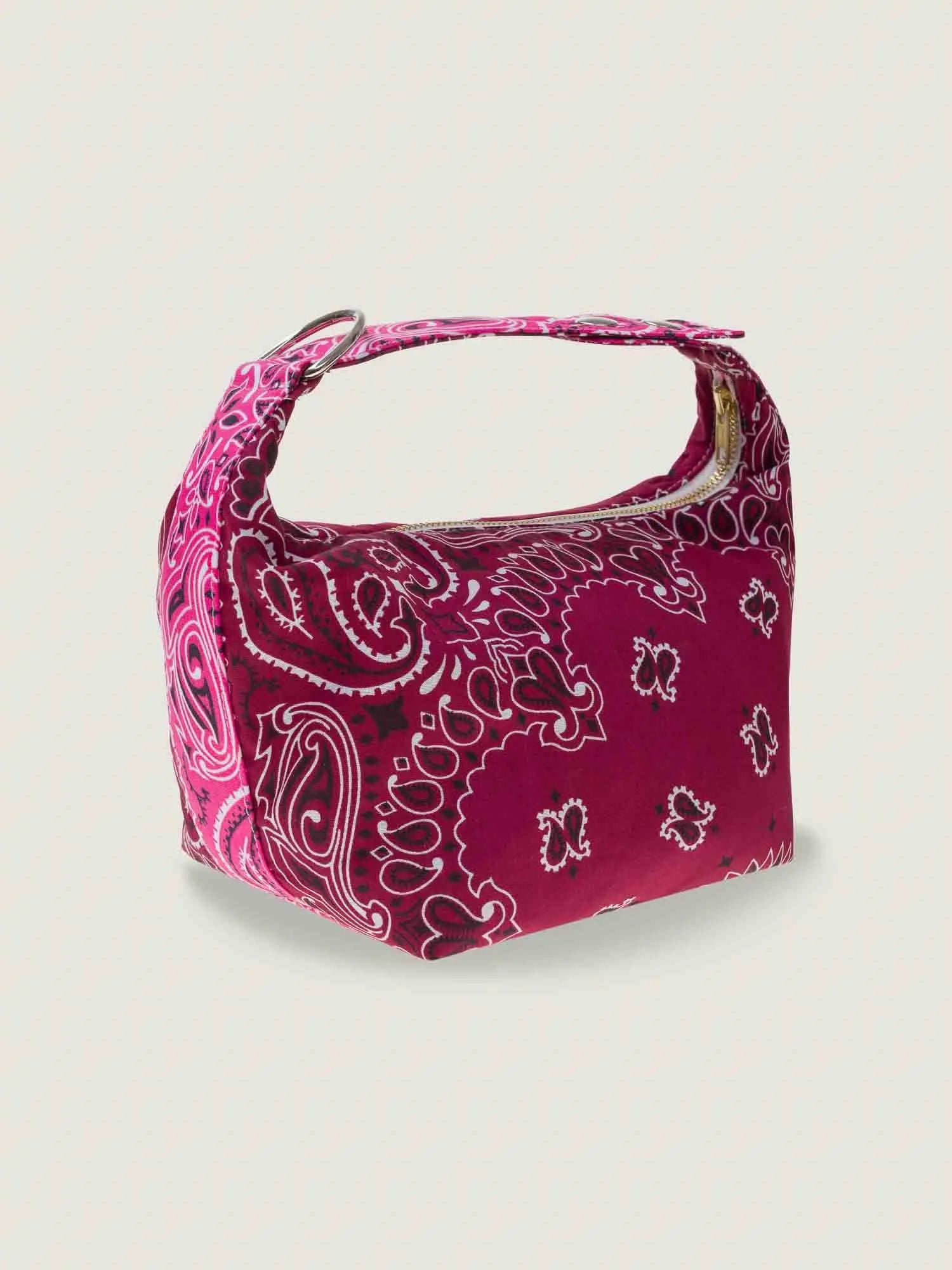 Mini Berlingot Bag - Burgundy / Fuchsia