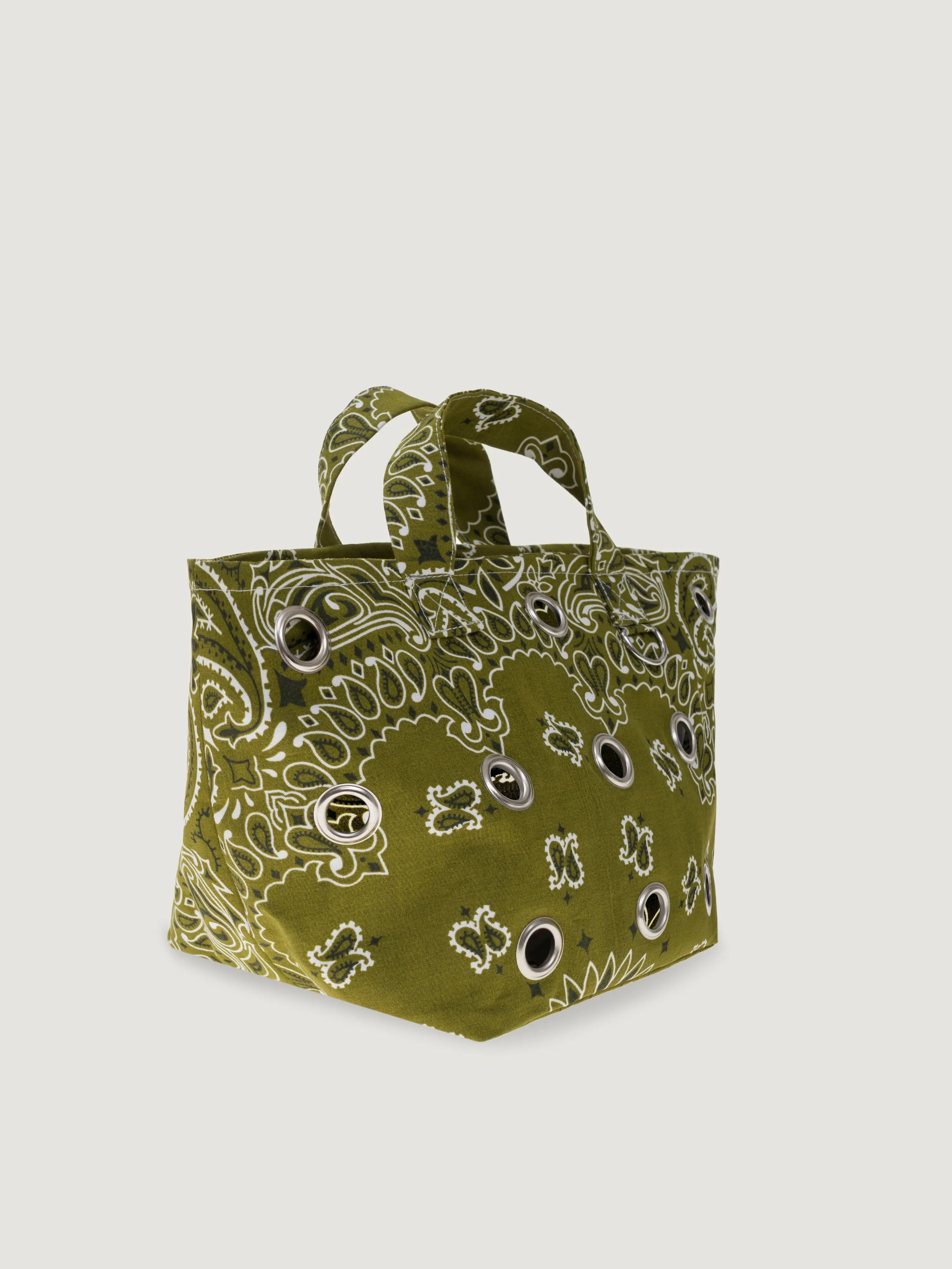 Eyelets Mini Basket - All Bronze