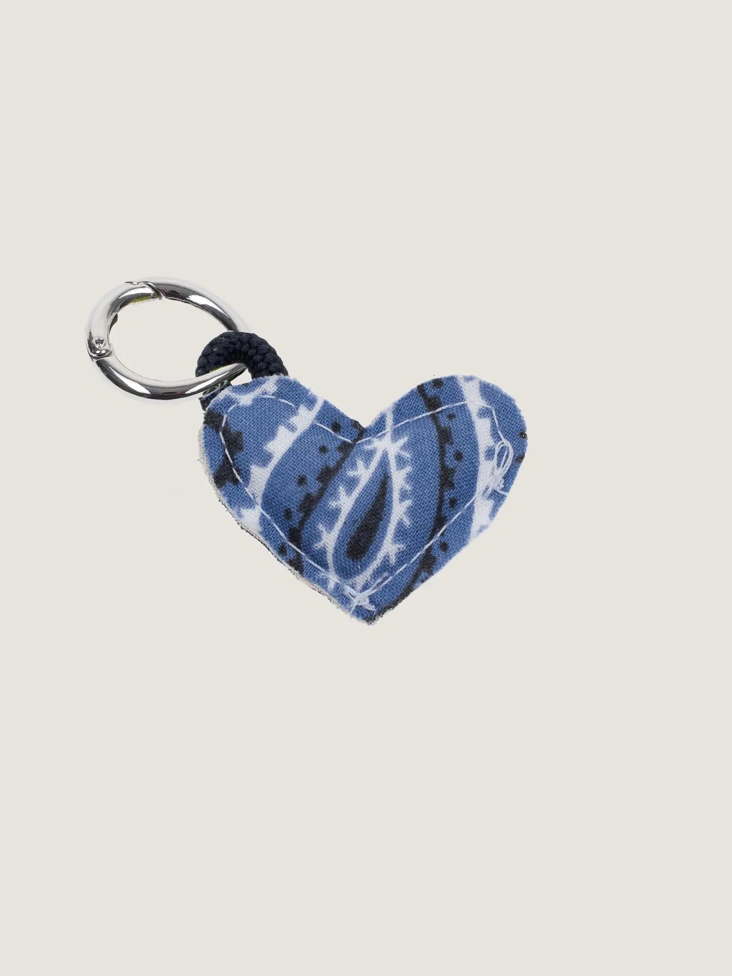 Charms - MINI HEART - navy / chambray