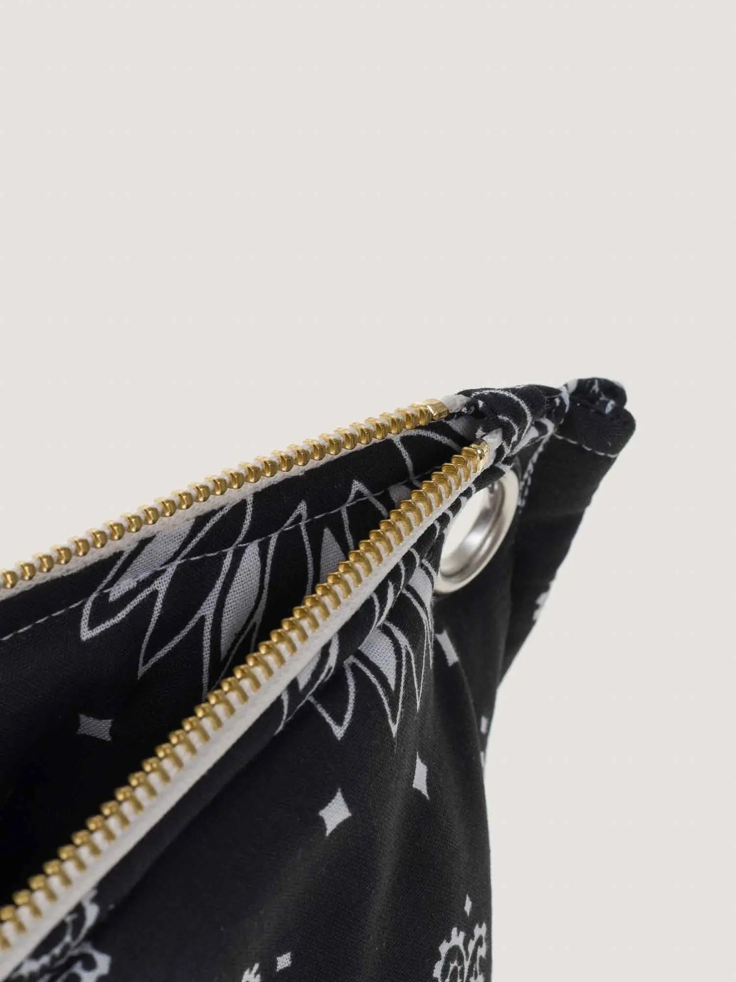 Mini Pochette Œillets - All Black