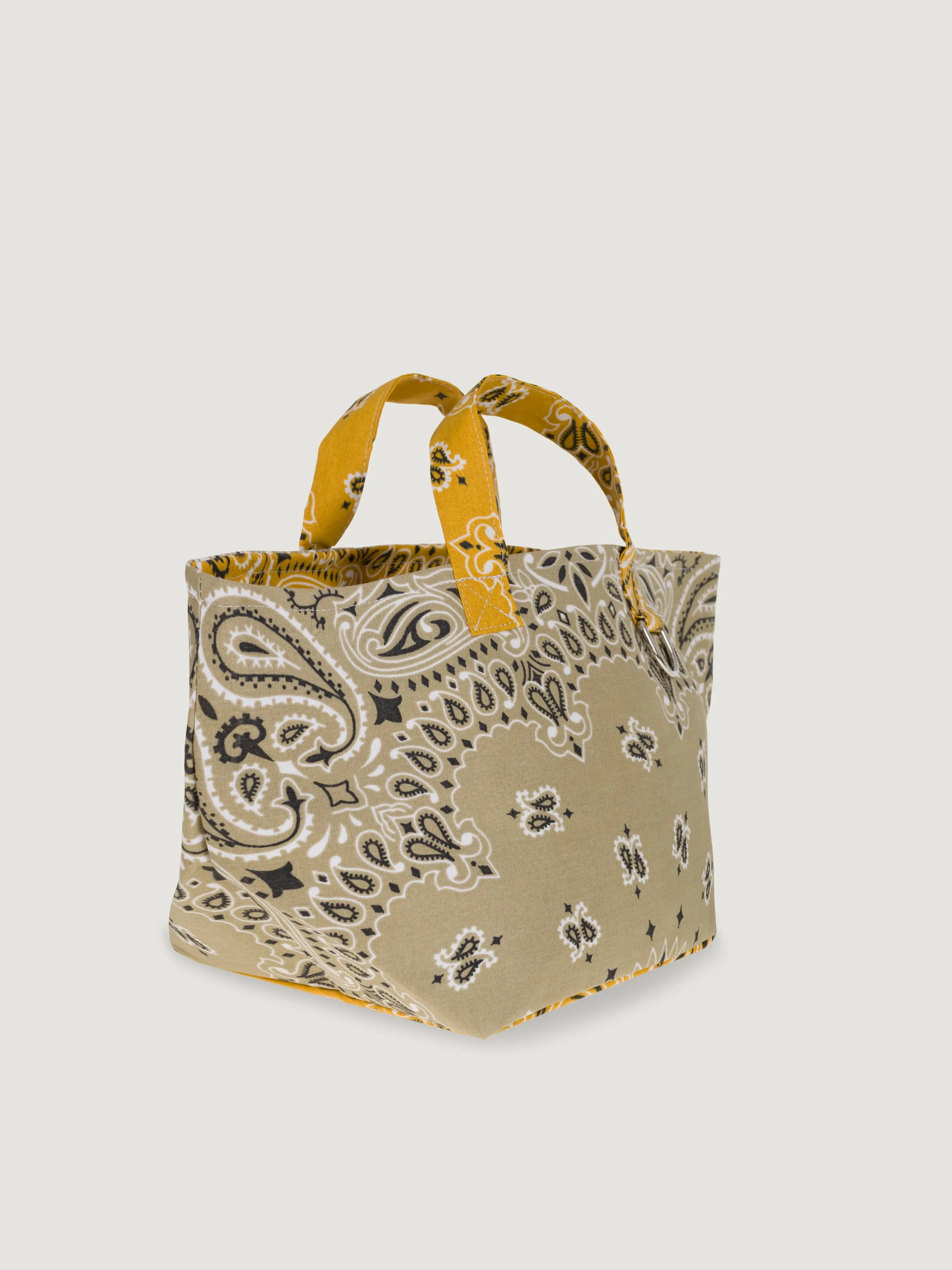 Mini Basket - Beige / Mustard