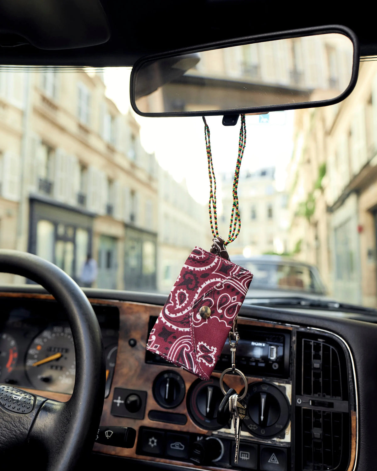 Mini enveloppe - Bordeaux / Marron