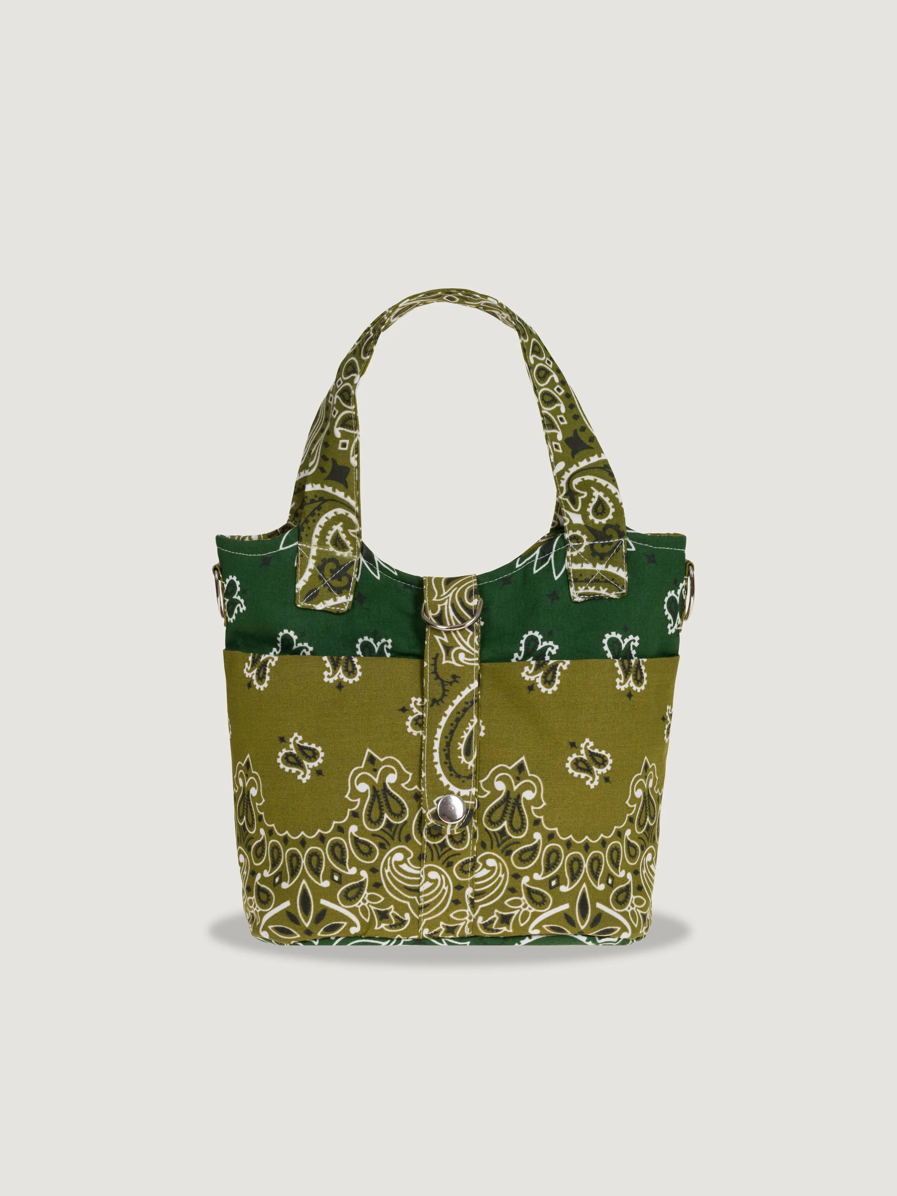 Sac Jolie Pocket -  Bronze / Vert Week-end