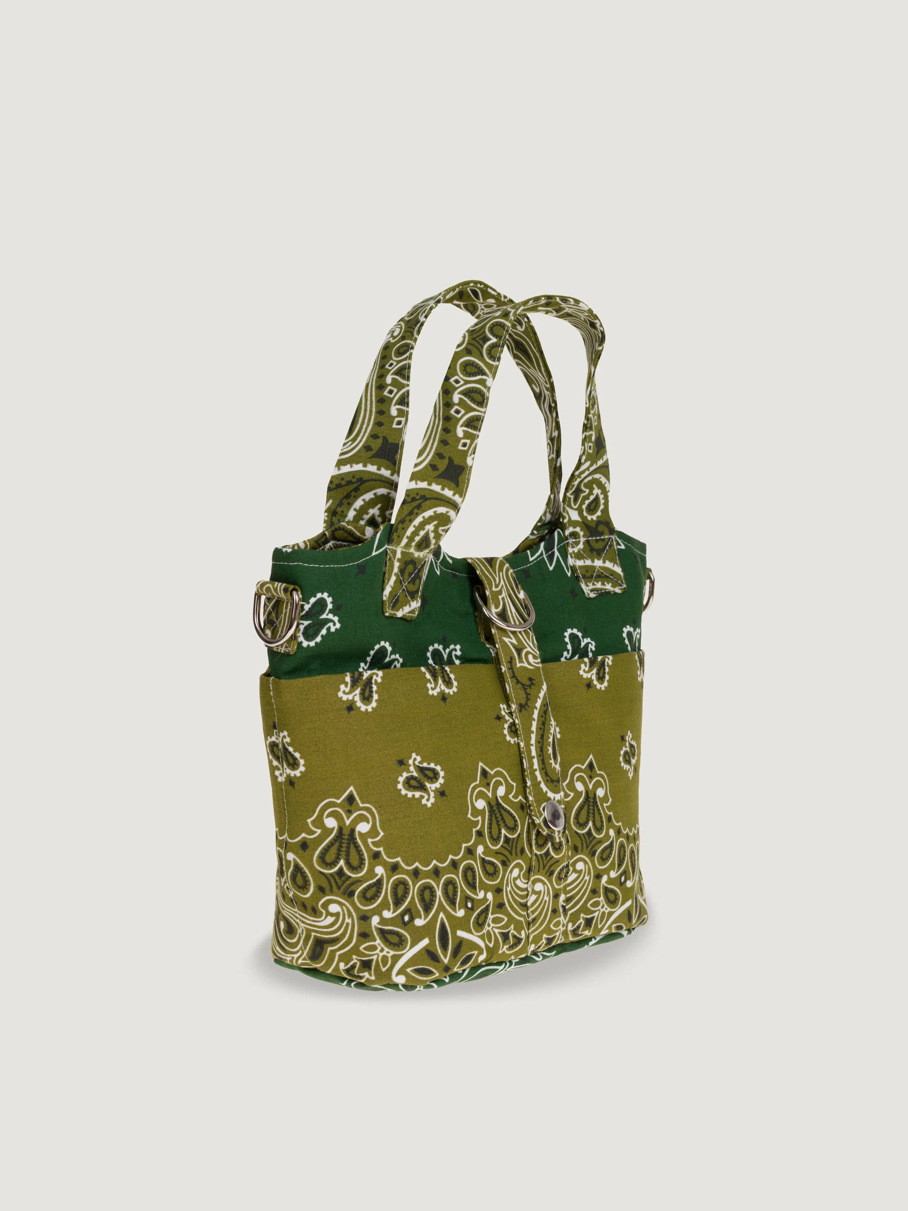 Sac Jolie Pocket -  Bronze / Vert Week-end