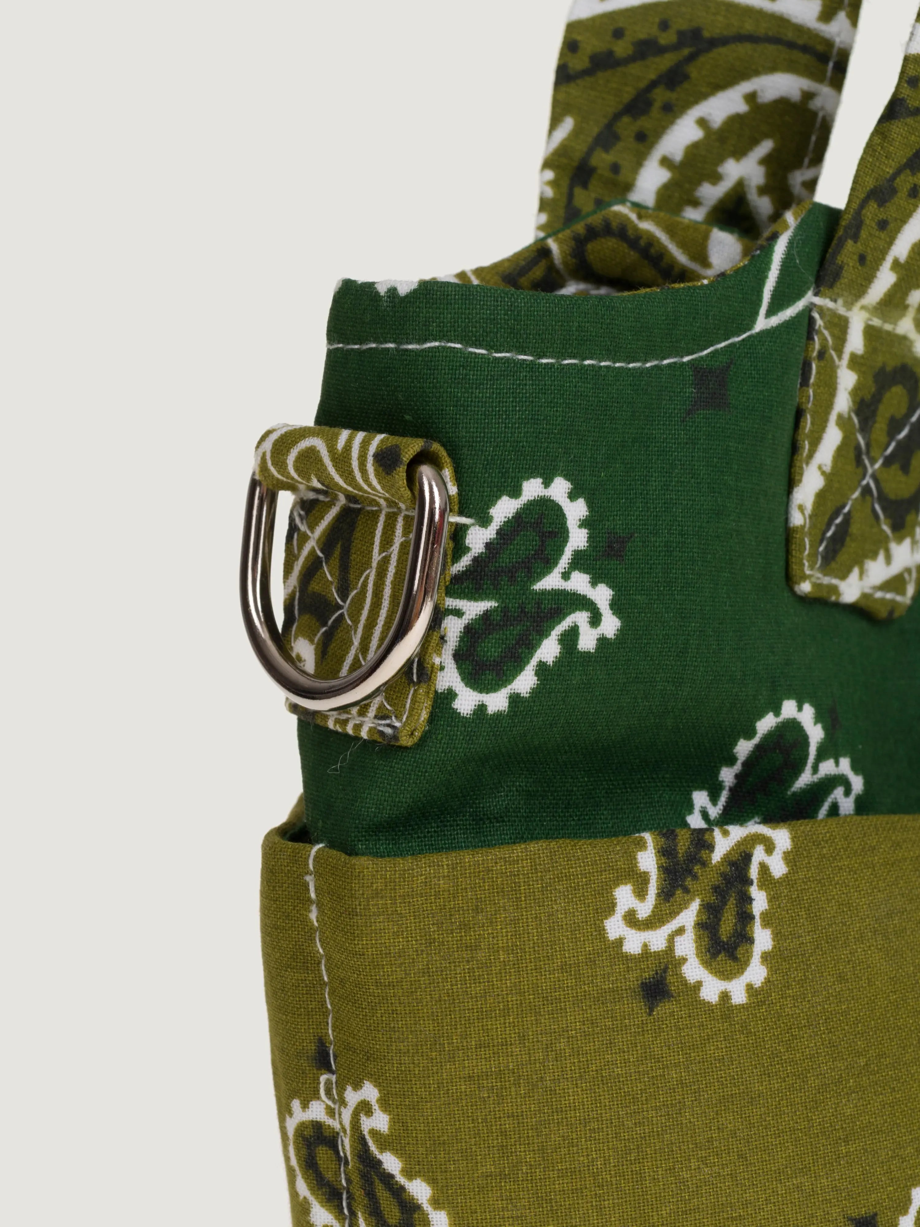 Sac Jolie Pocket -  Bronze / Vert Week-end