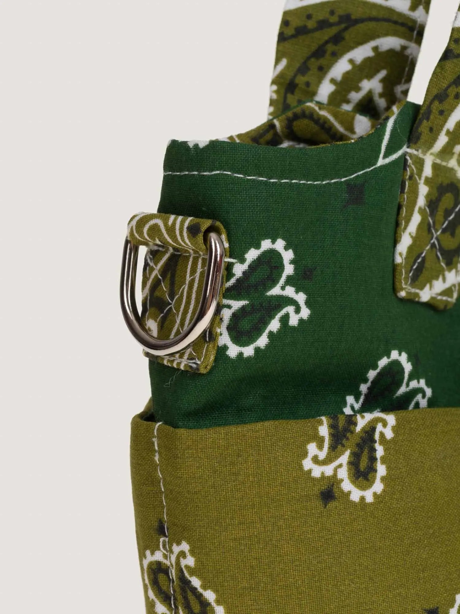 Sac Jolie Pocket -  Bronze / Vert Week-end