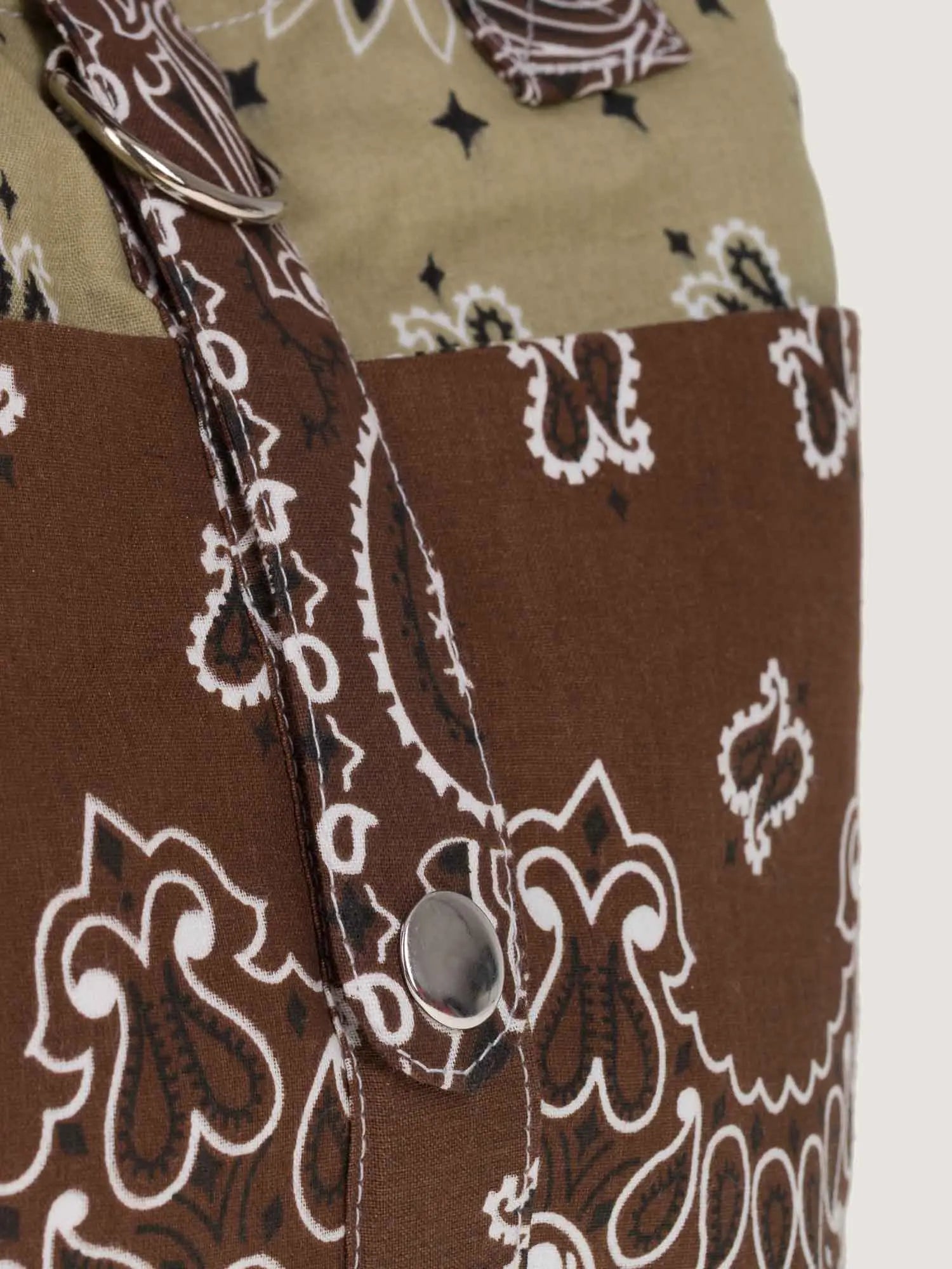 Sac Jolie Pocket -  Marron / Beige
