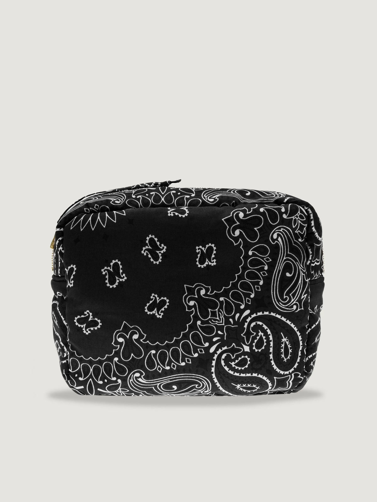 Mini trousse de toilette rectangle - HAPPY FACE - All Black