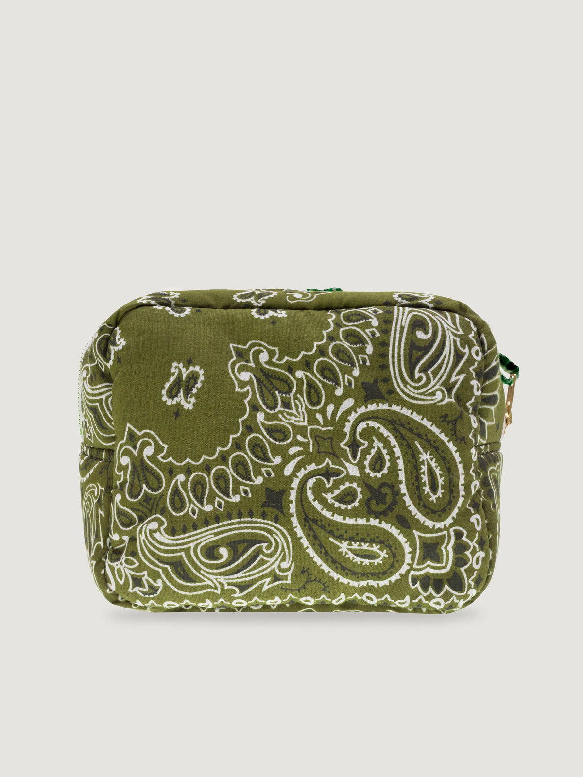Mini trousse de toilette rectangle - MULTI-EMOJIS TREFLE - Bronze / Vert week-end