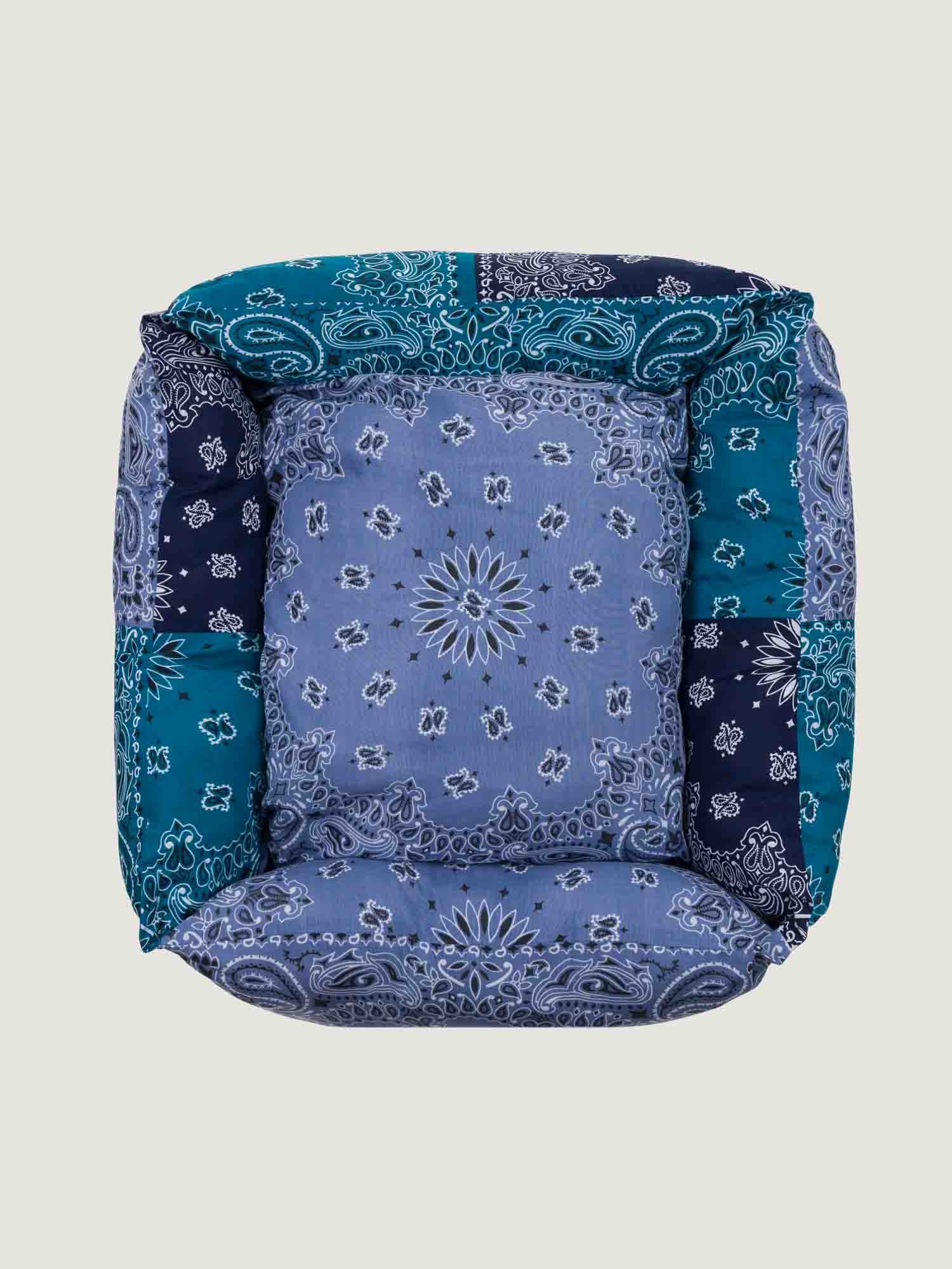 Dog basket - Navy / Colorblock