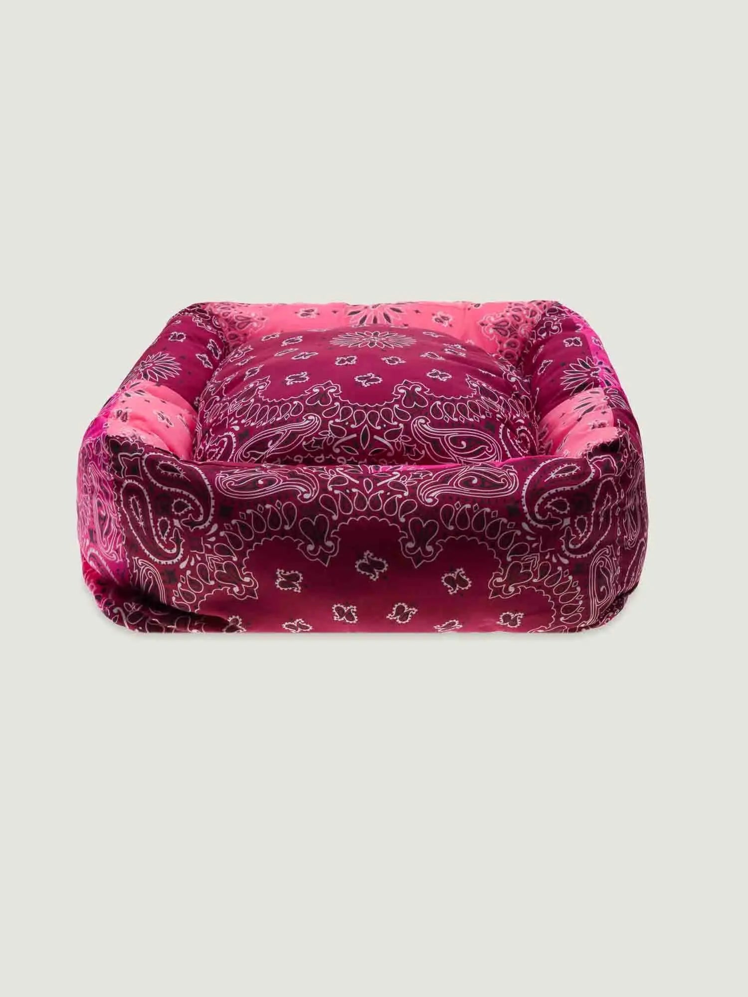 Dog basket - Bordeaux / Colorblock