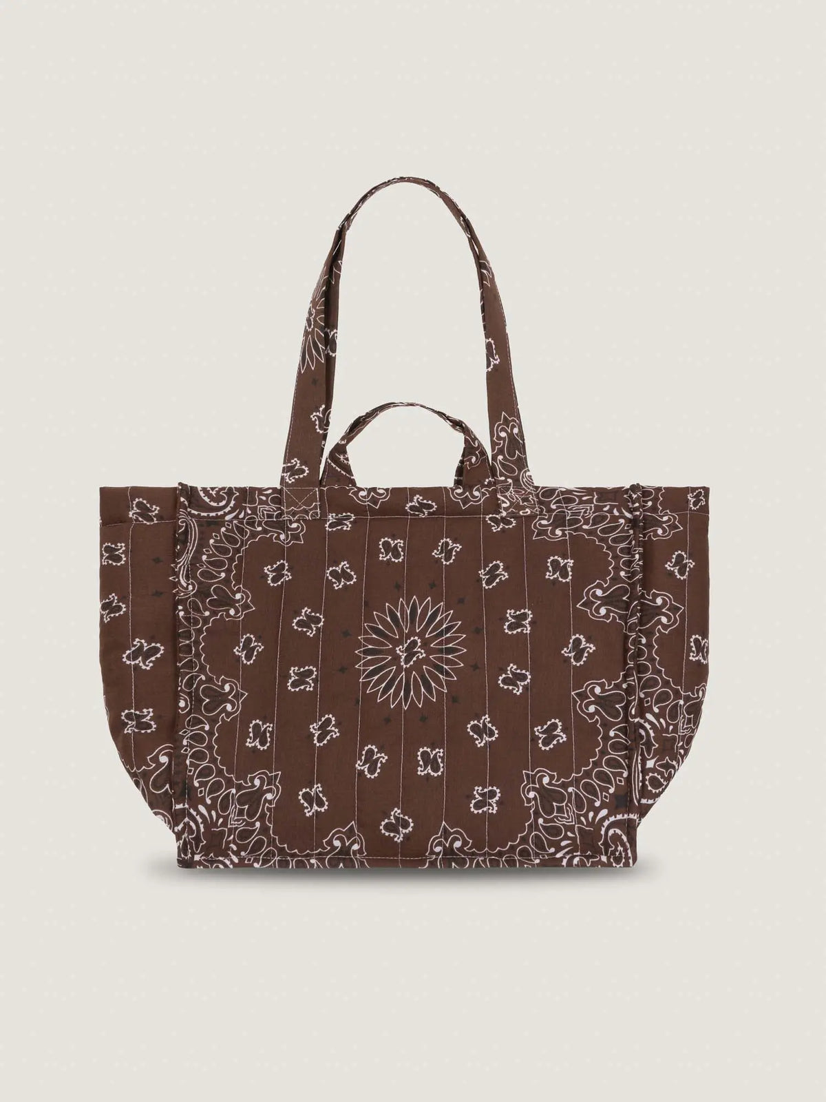 Moyen Cabas Matelassé - CARRY YOUR LUCK - All Marron - Précommande