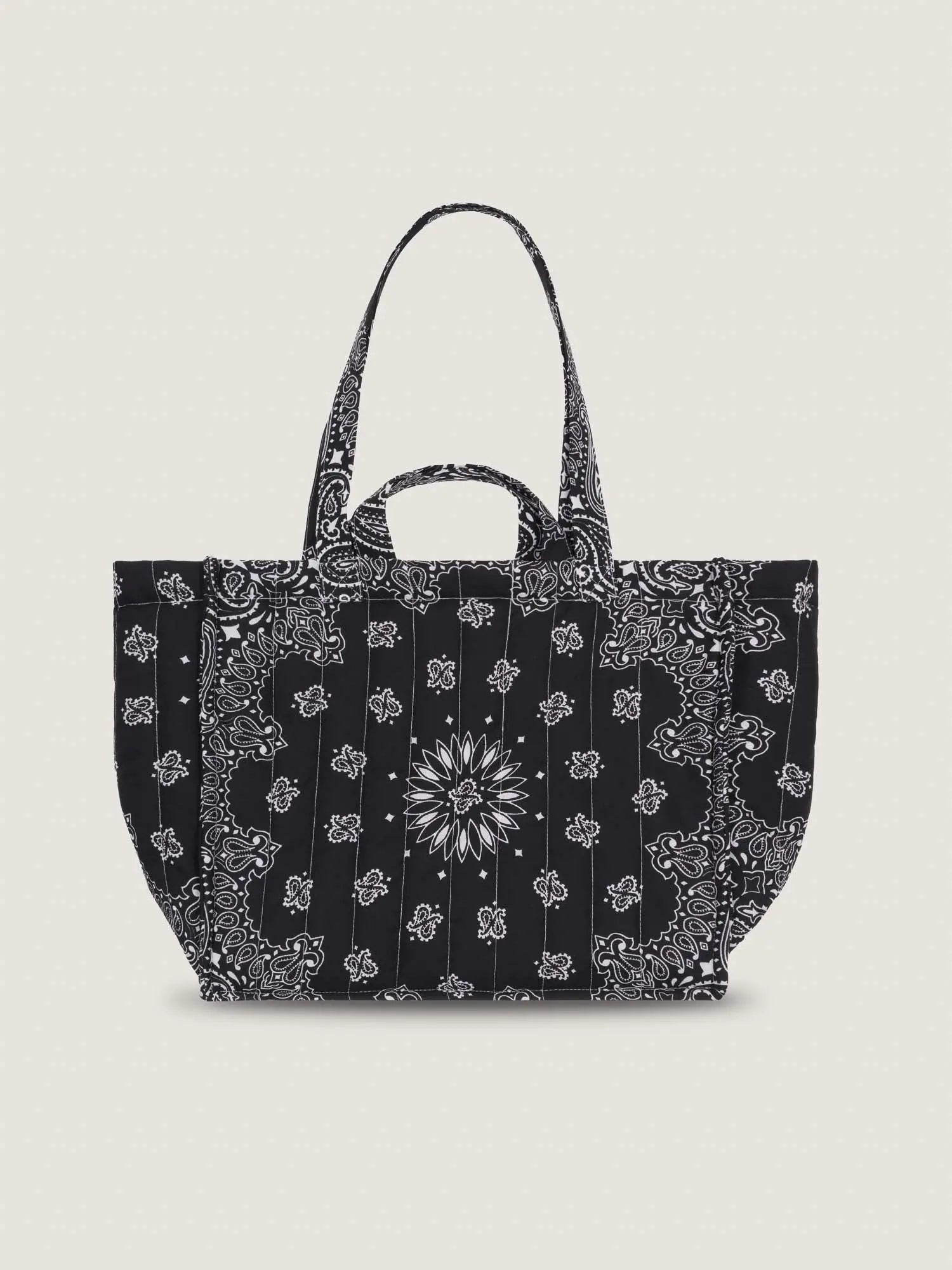 Moyen Cabas Matelassé - GOOD TIMES ONLY - All Black