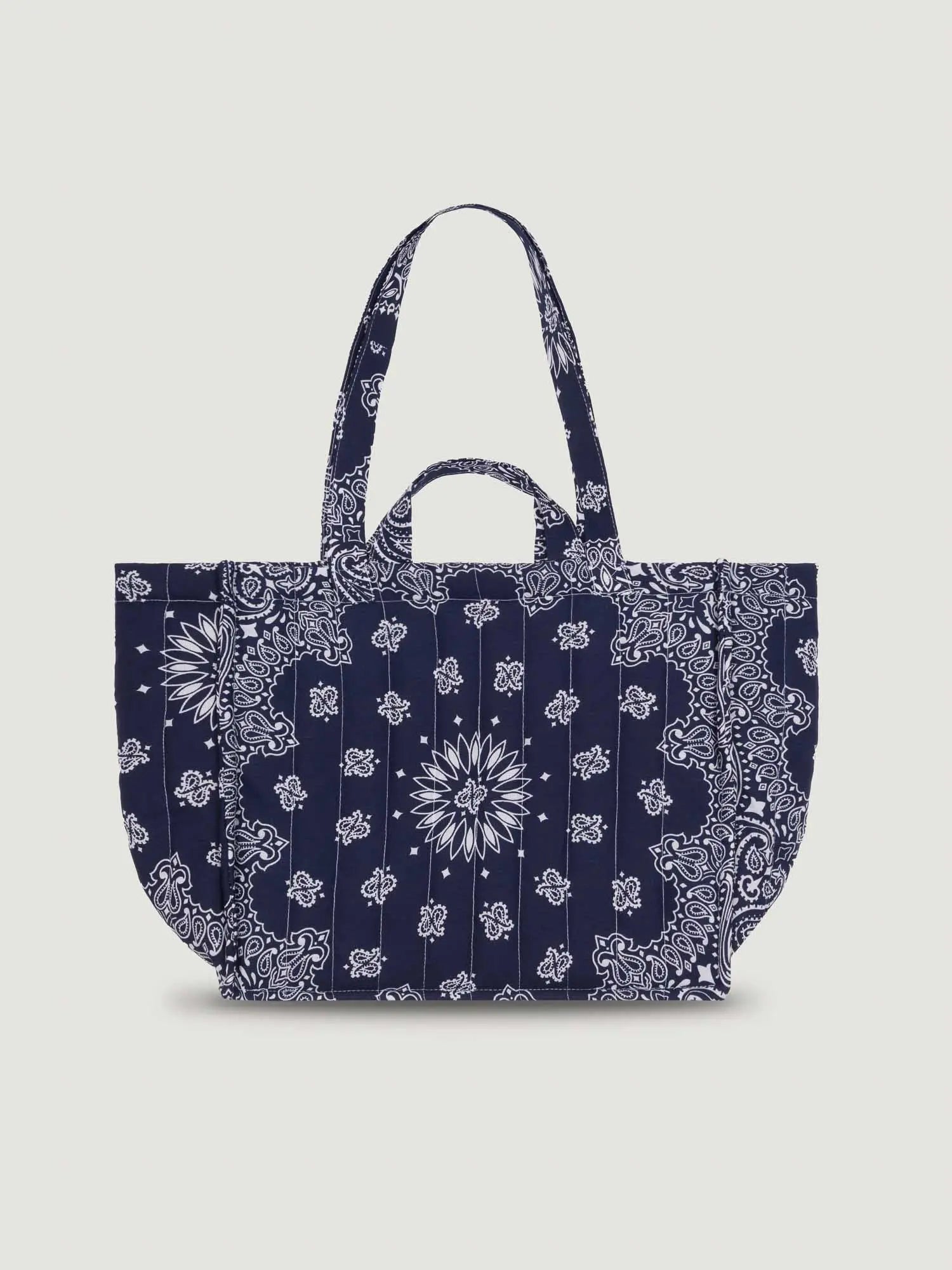 Moyen Cabas Matelassé - THE GOOD LUCK - All Navy