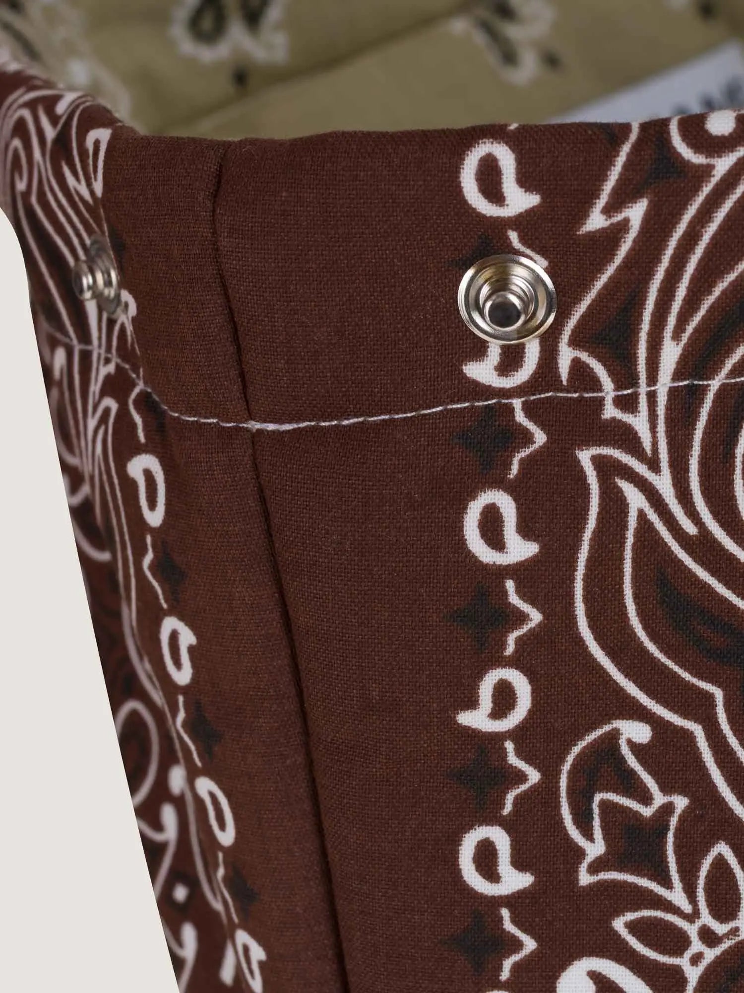 Sac Maxi Tote -  Marron / Beige