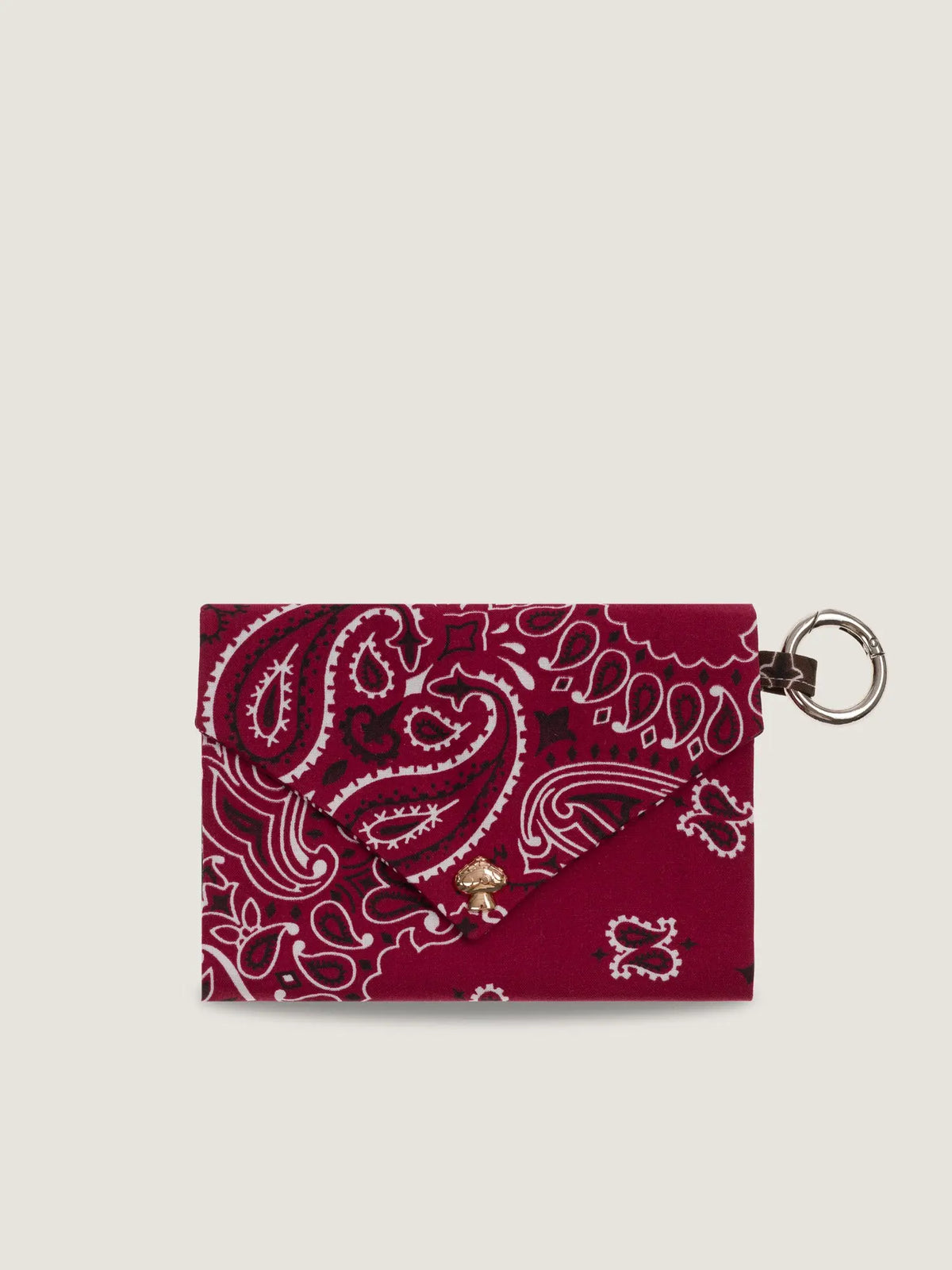 PASSPORT HOLDER - BURGUNDY / BROWN