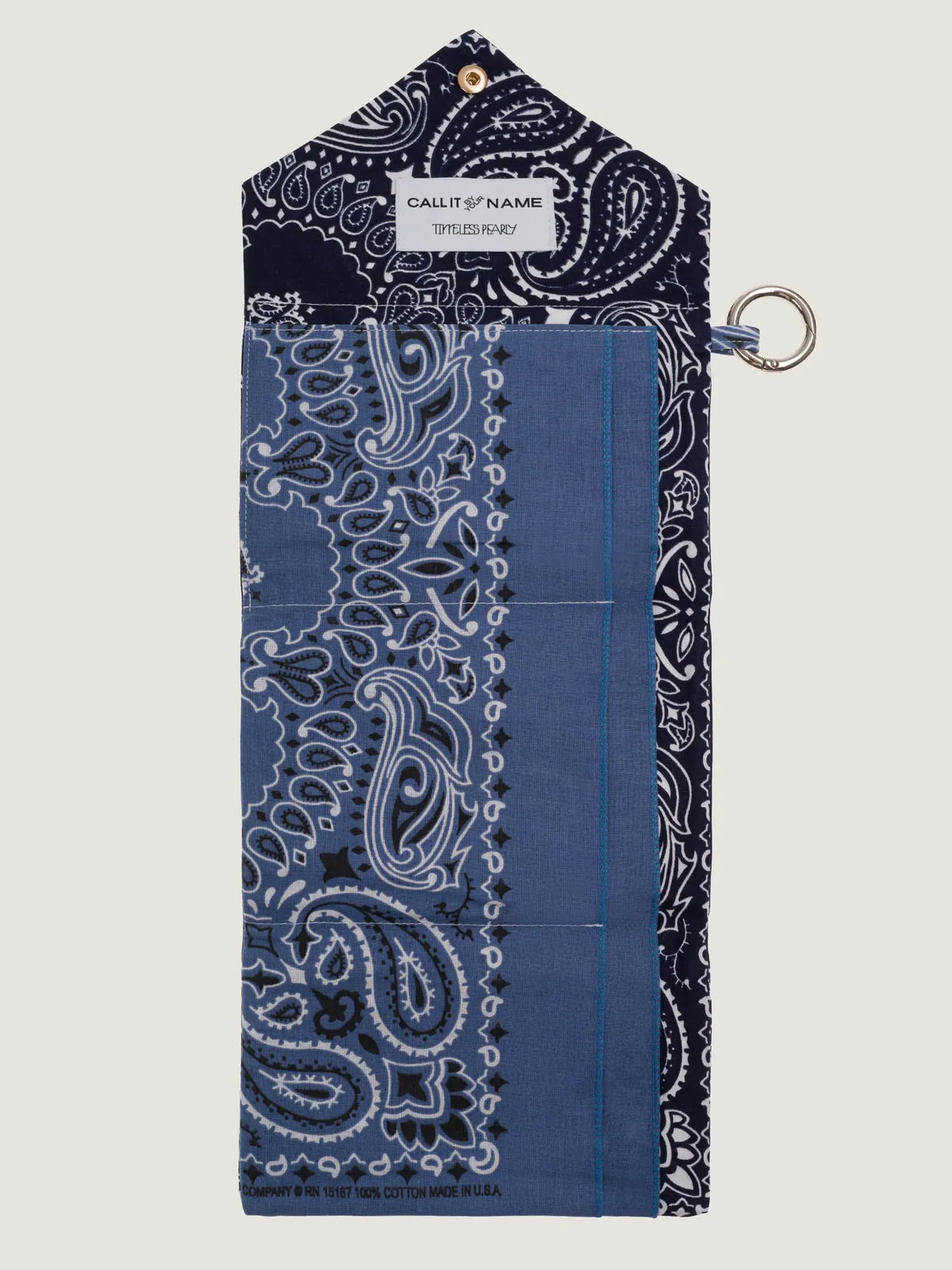 PASSPORT HOLDER - NAVY / CHAMBRAY