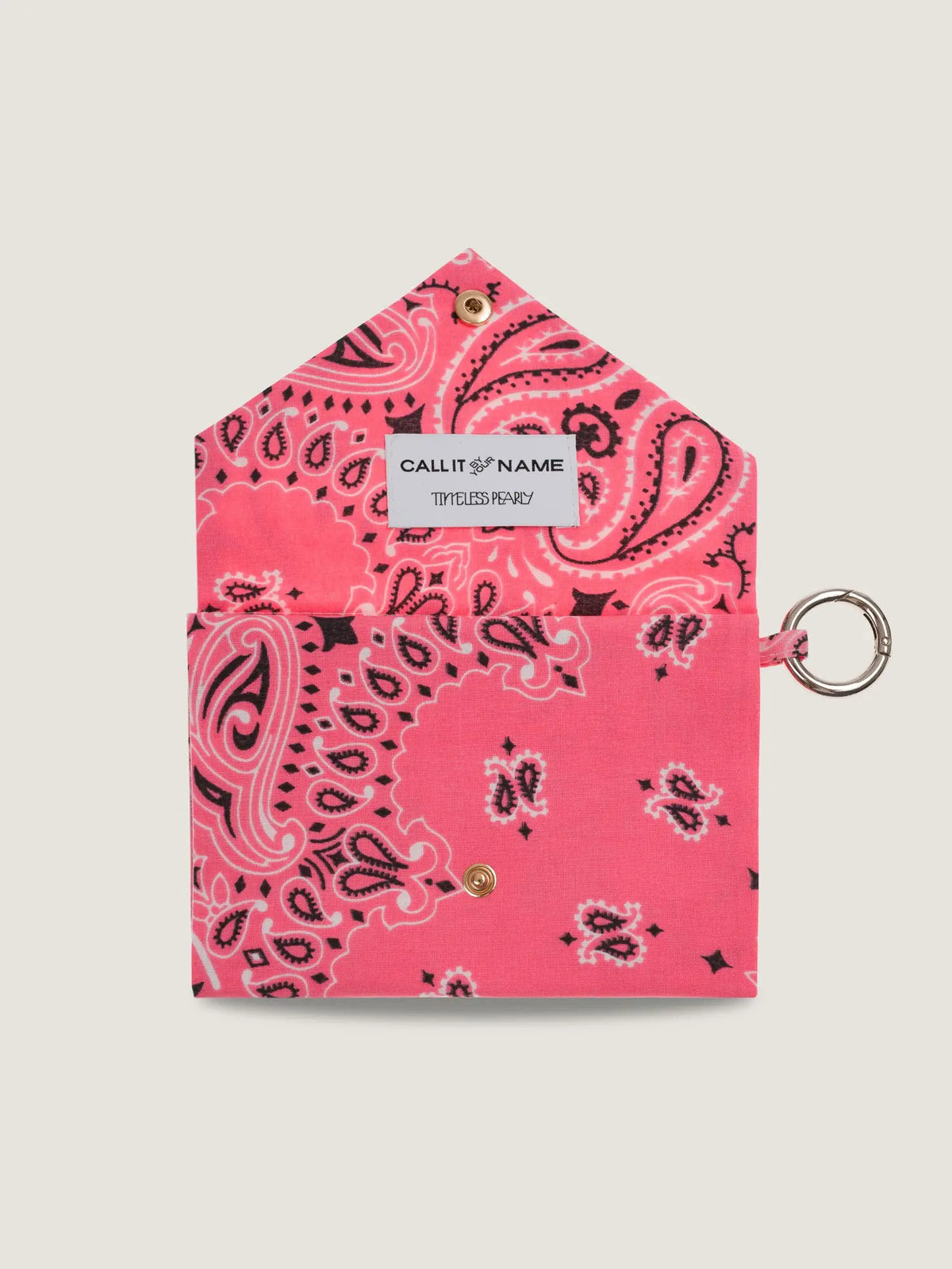 PASSPORT HOLDER - STRAWBERRY PINK / PALE PINK