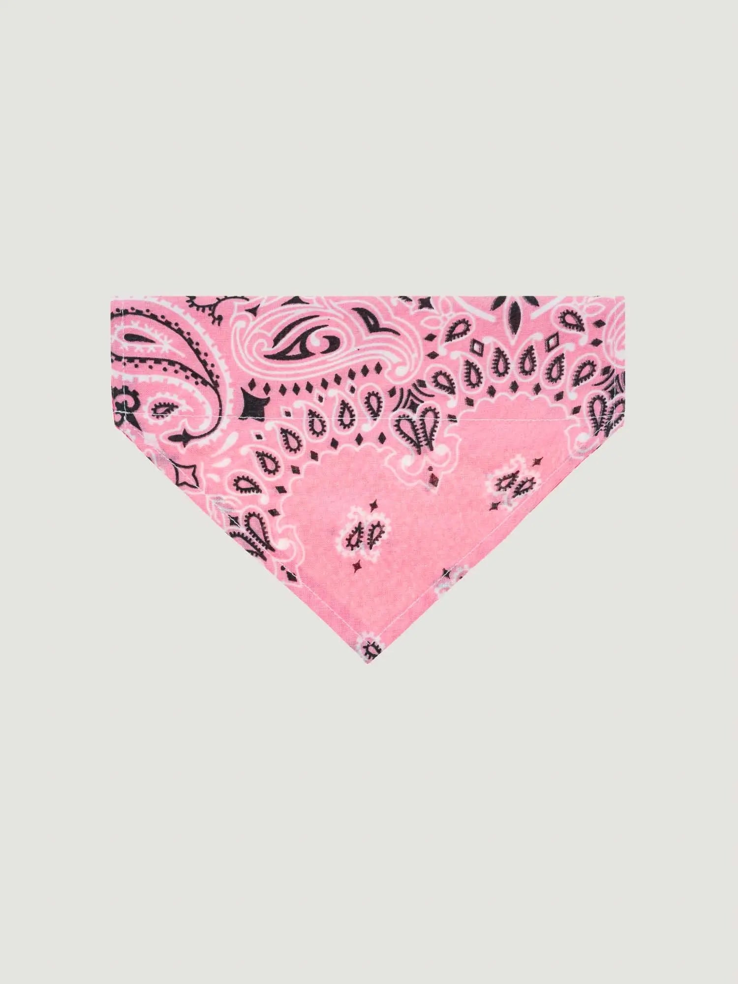 Petit bandana collier chien - Pale Pink / Strawberry Pink