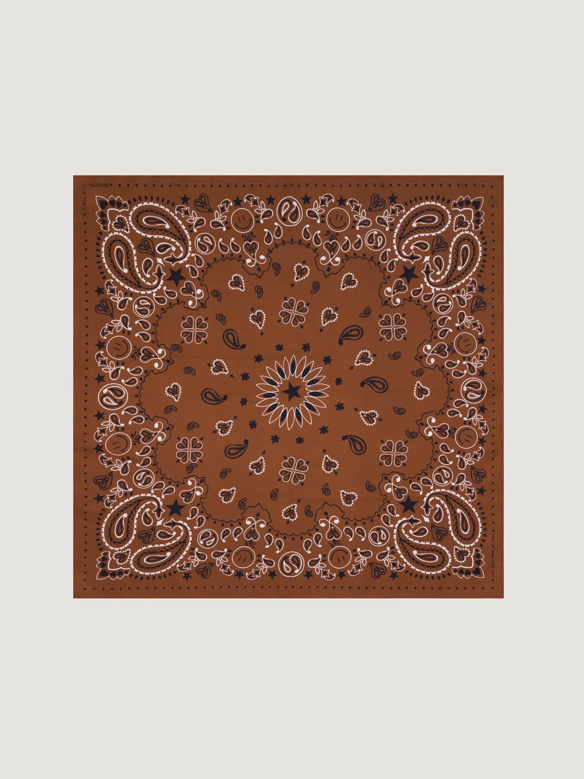 Bandana en soie - STAR - BISCUIT - Petit Modèle