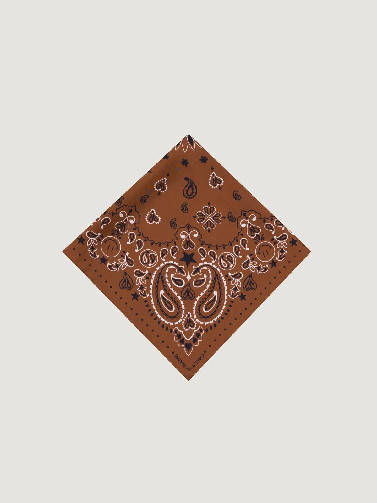 Bandana en soie - STAR - BISCUIT - Petit Modèle