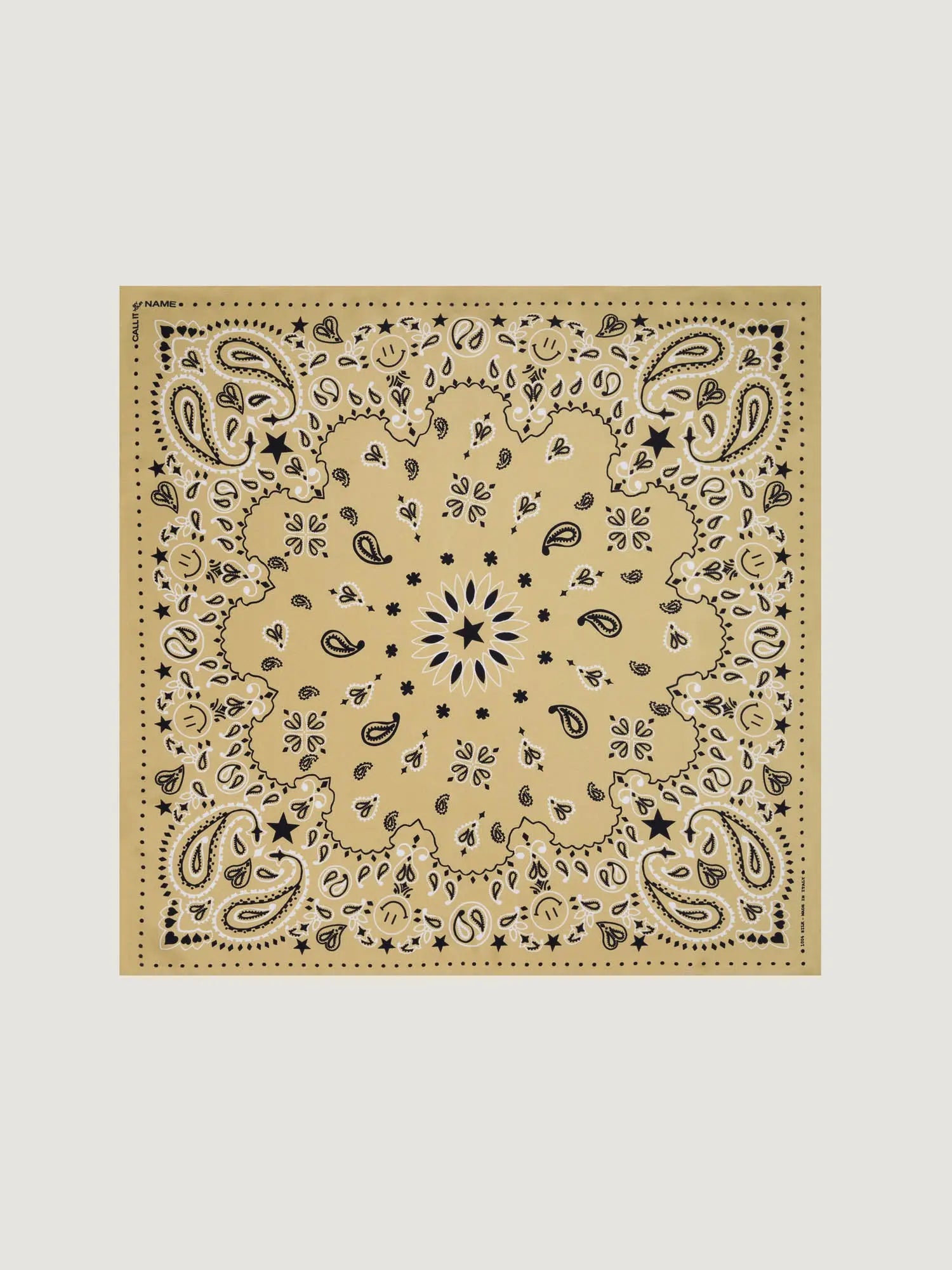 Bandana en soie - STAR - JOJOBA - Petit Modèle