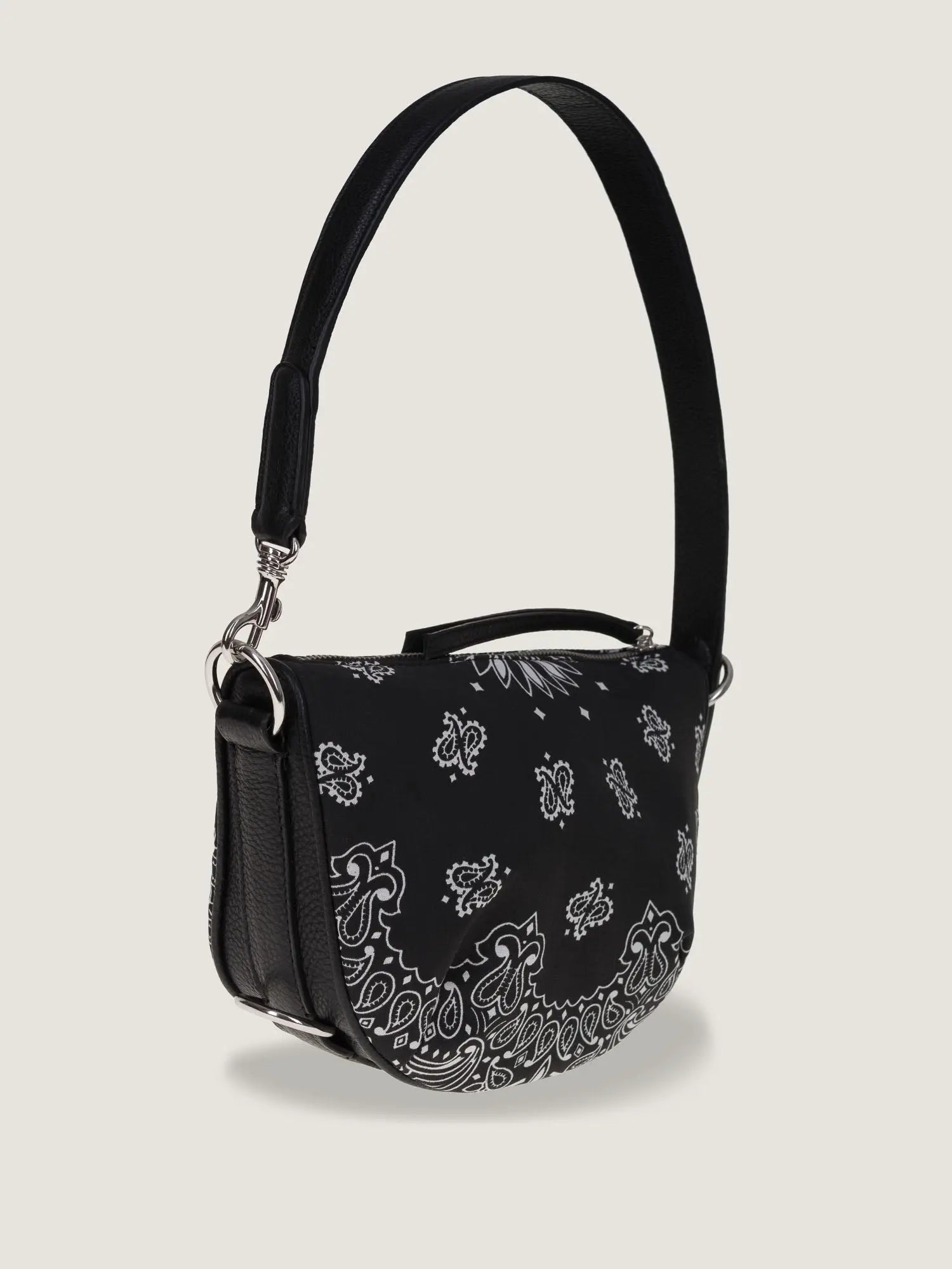 Sac Mini Moon cuir -  All Black