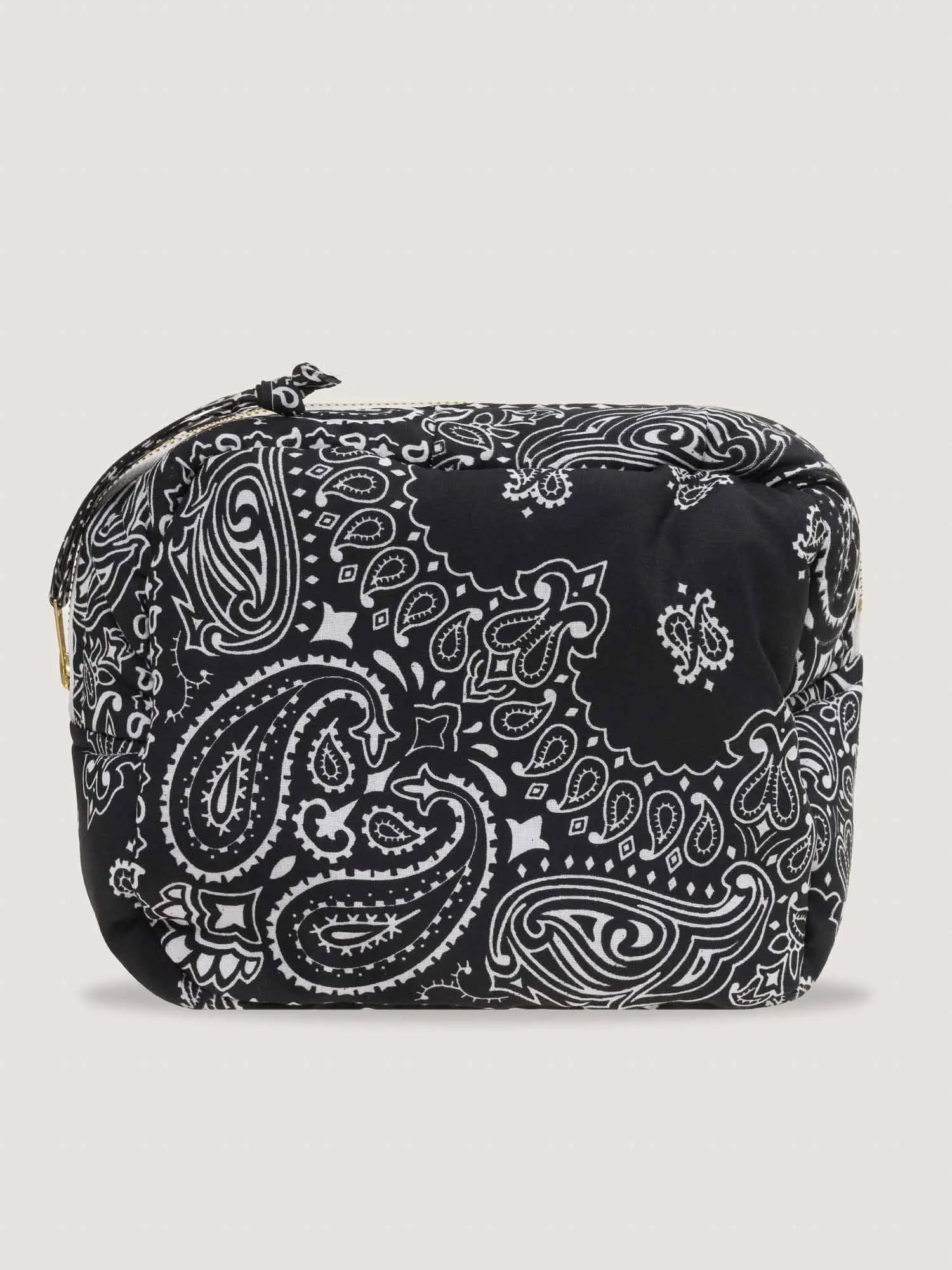 Mini rectangular toiletry bag - MULTI-EMOJIS HAPPY FACE - All Black