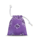 Hand-embroidered Lavender Sachet - CLOVER - Mint / Lilac