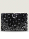Pochette Matelassée Ordinateur - HAPPY FACE - All Black