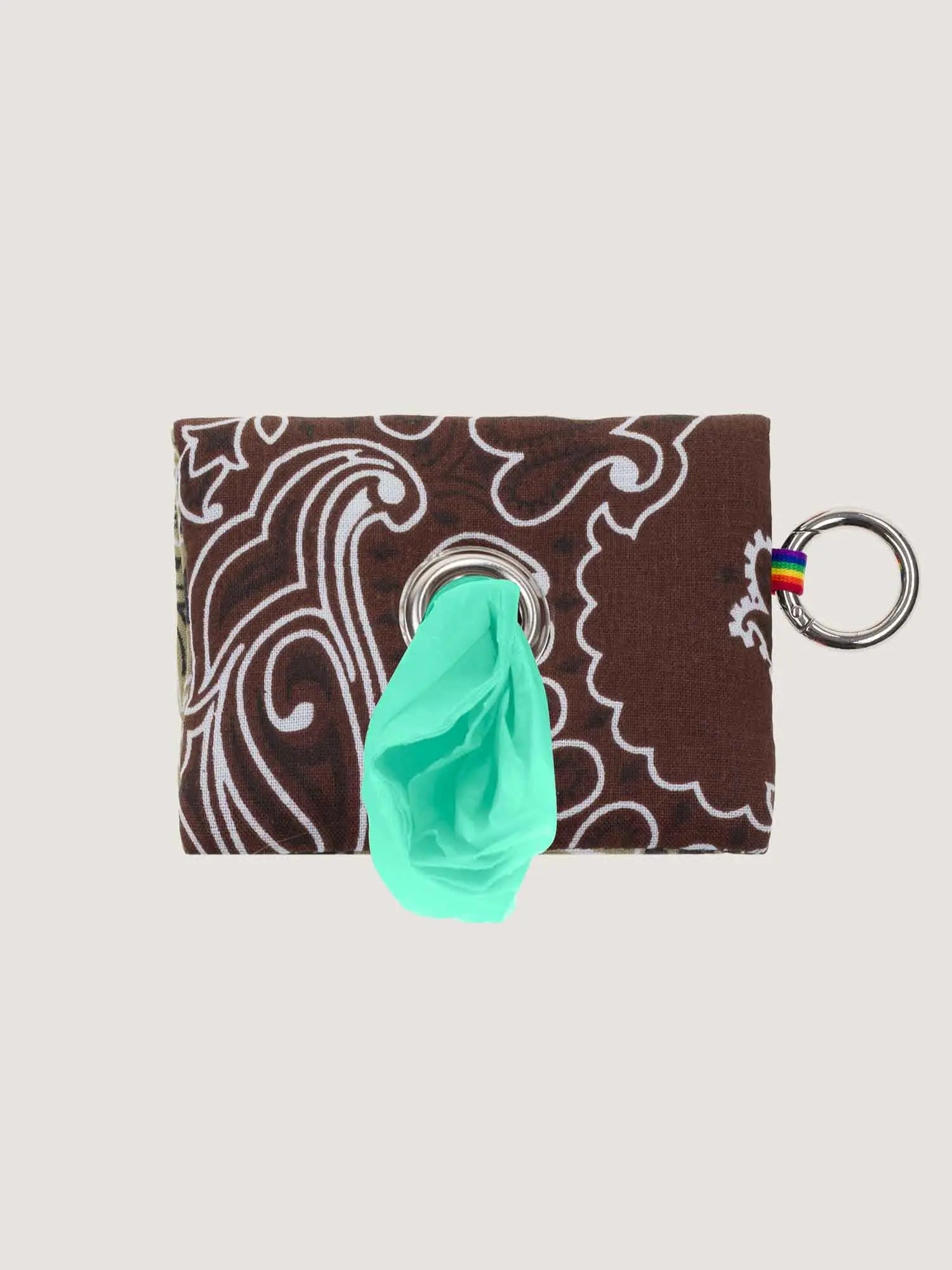 Etui sac propreté - Marron / Beige