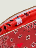 Pochette Zippée - COEUR - Vintage Red / Real Red