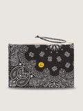 Pochette Zippée - HAPPY FACE - All Black