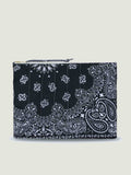 Pochette Zippée Matelassée - PATCHWORK - Dark Grey / Colorblock