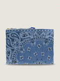 Zipped Quilted Pouch - PATCHWORK - Navy / Colorblock