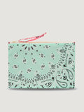 Zipped Pouch - RAINBOW - Mint / Strawberry Pink