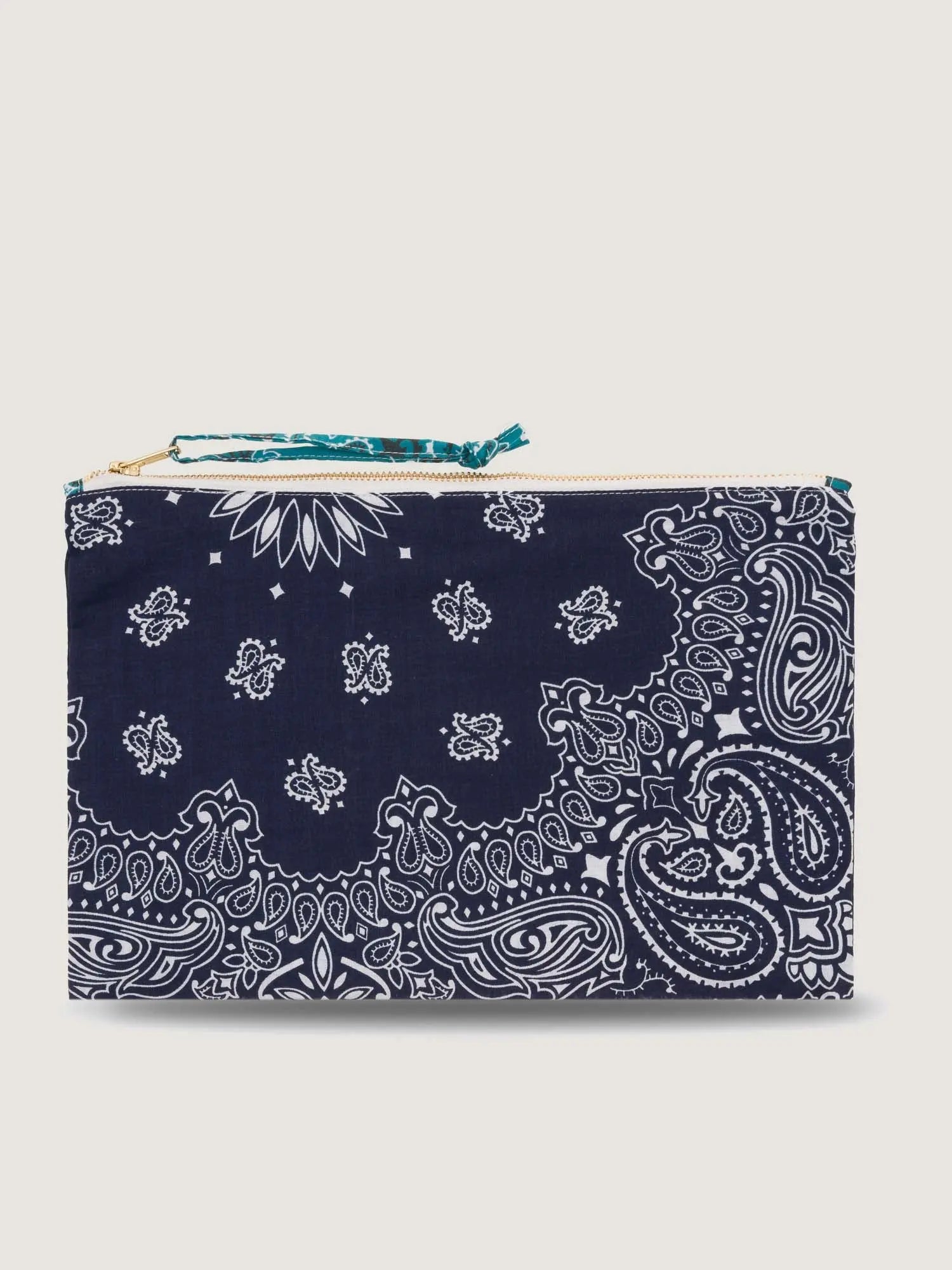 Pochette Zippée - RAINBOW - Navy / Pétrole