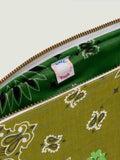 Zipped Pouch - CLOVER - Bronze / Weekend Green