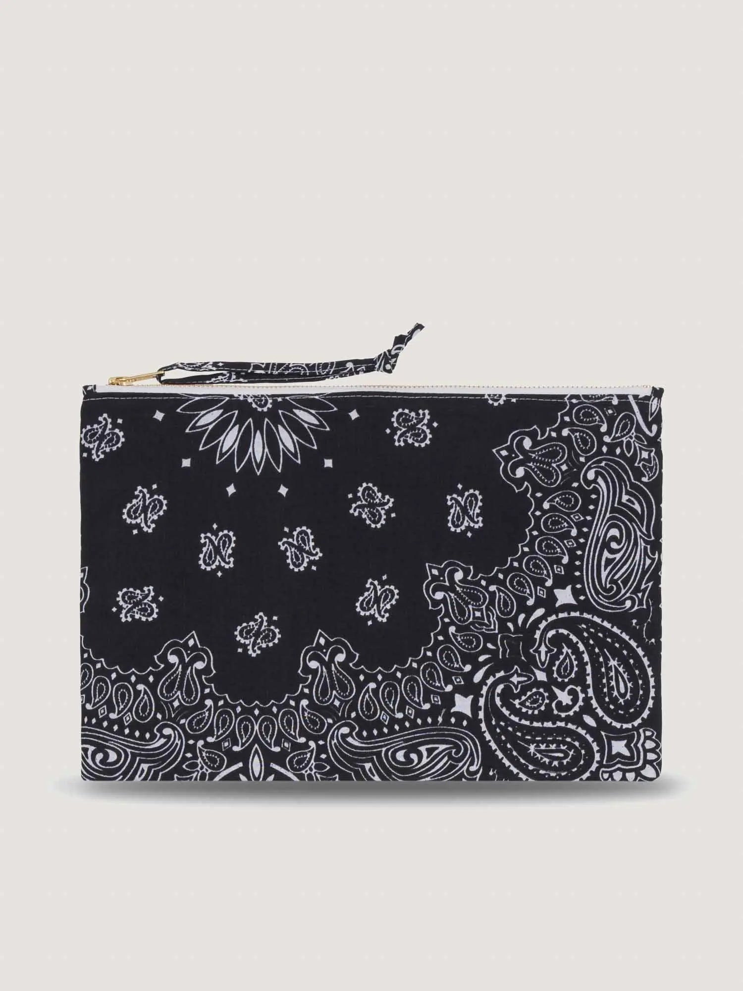 Pochette Zippée - YIN & YANG - All Black