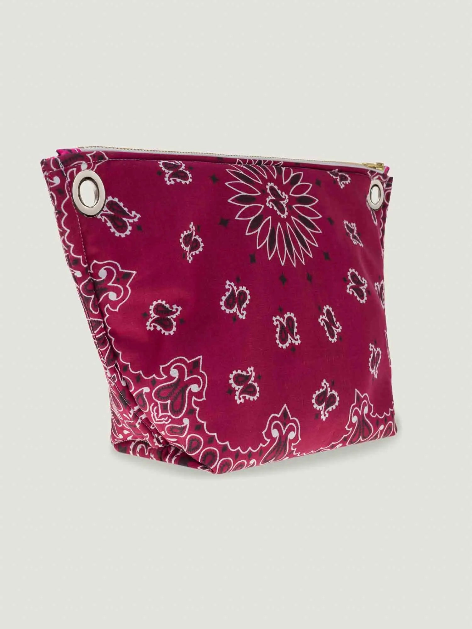 Pochette Œillets - Bordeaux / Fuchsia