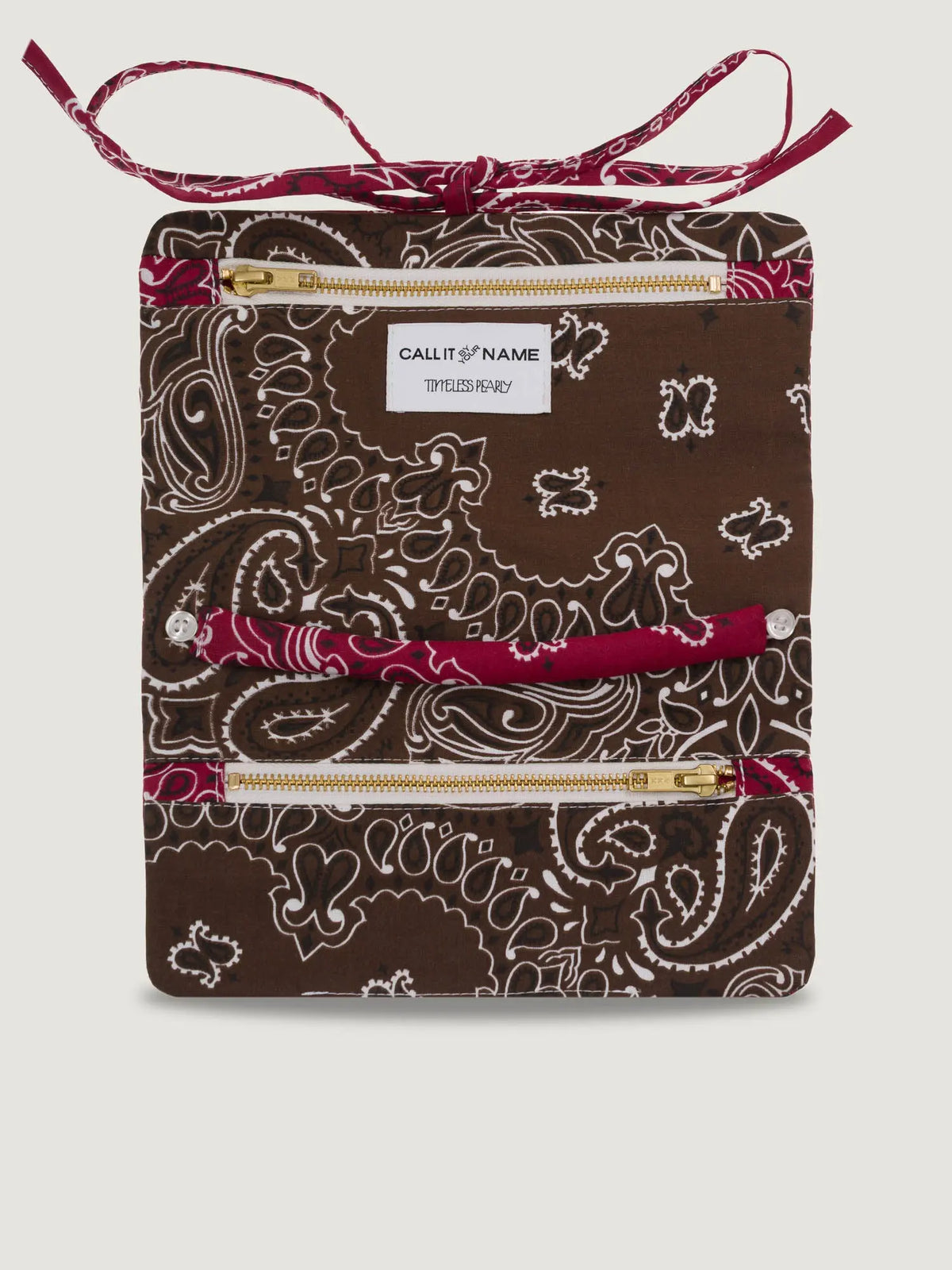 Pochette à Bijoux - Bordeaux / marron