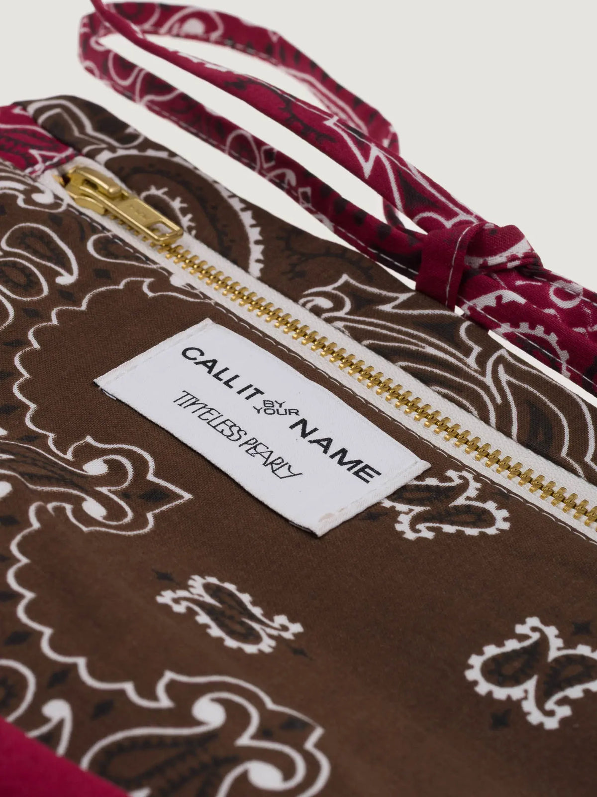 Pochette à Bijoux - Bordeaux / marron