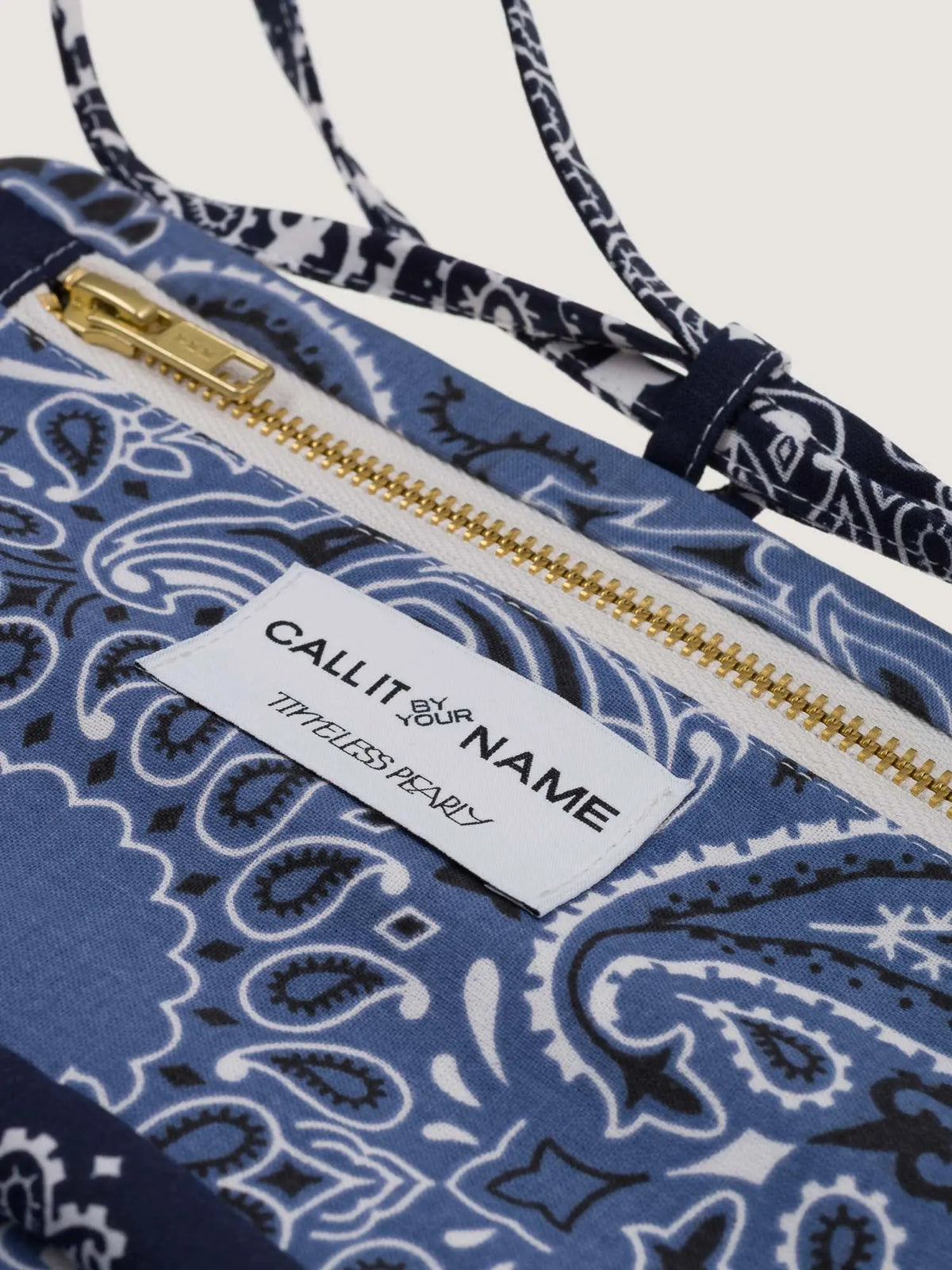 JEWELRY POUCH - NAVY/CHAMBRAY 