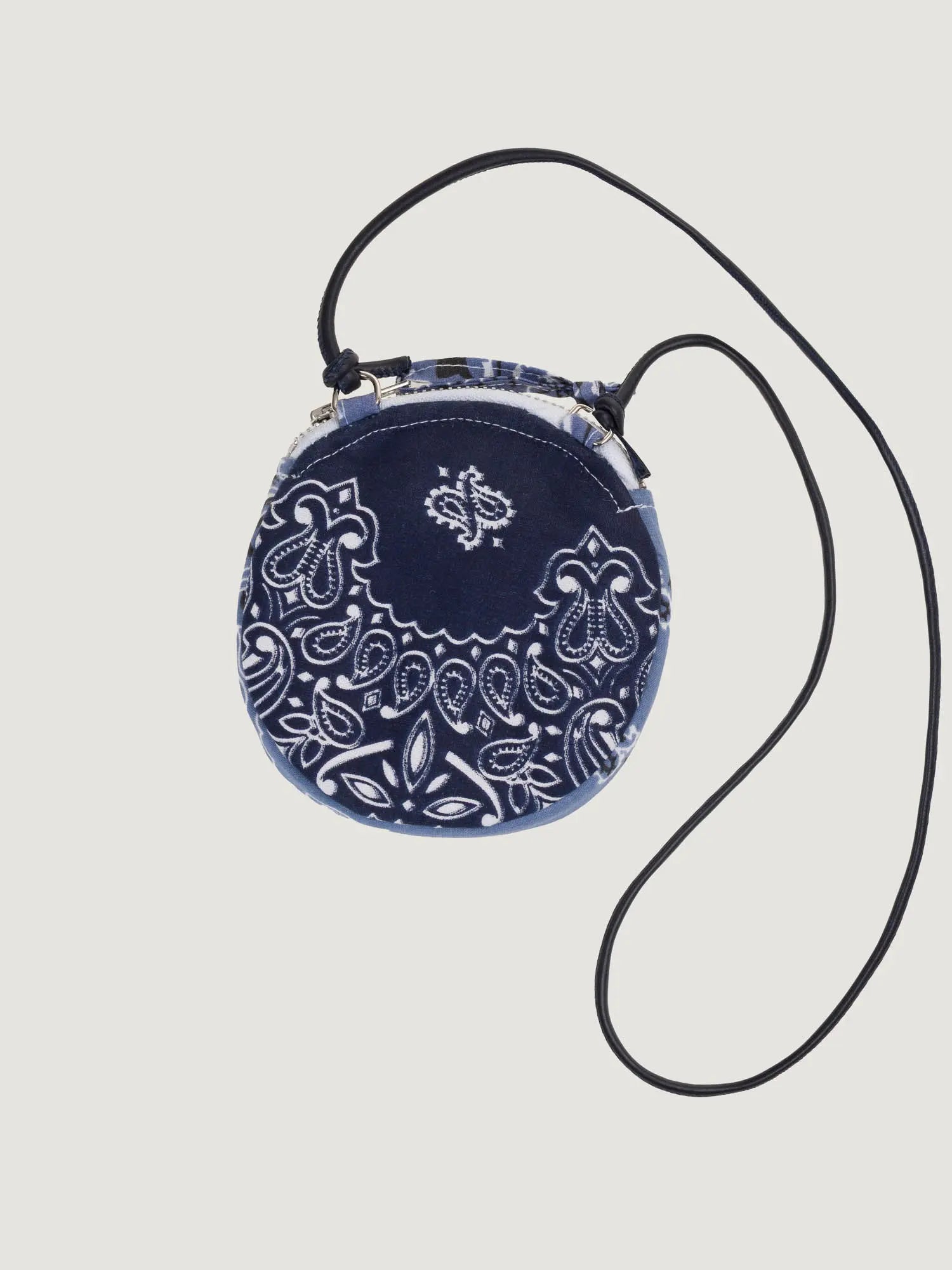 Bourse Brodée  - CHAMPIGNON - Navy / Chambray