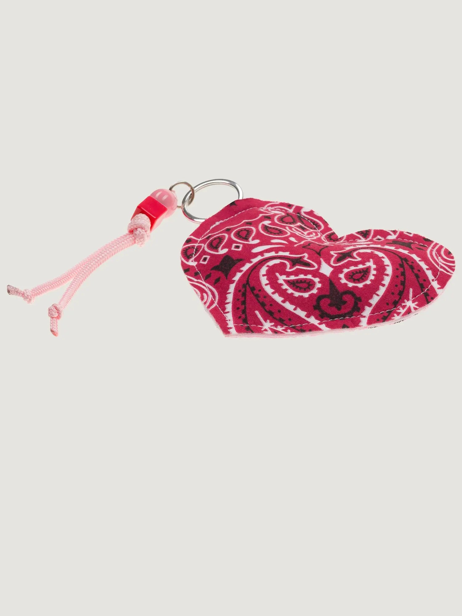 Porte-Clés - COEUR - Pale Pink / Bordeaux
