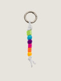 Bead Key Ring - White