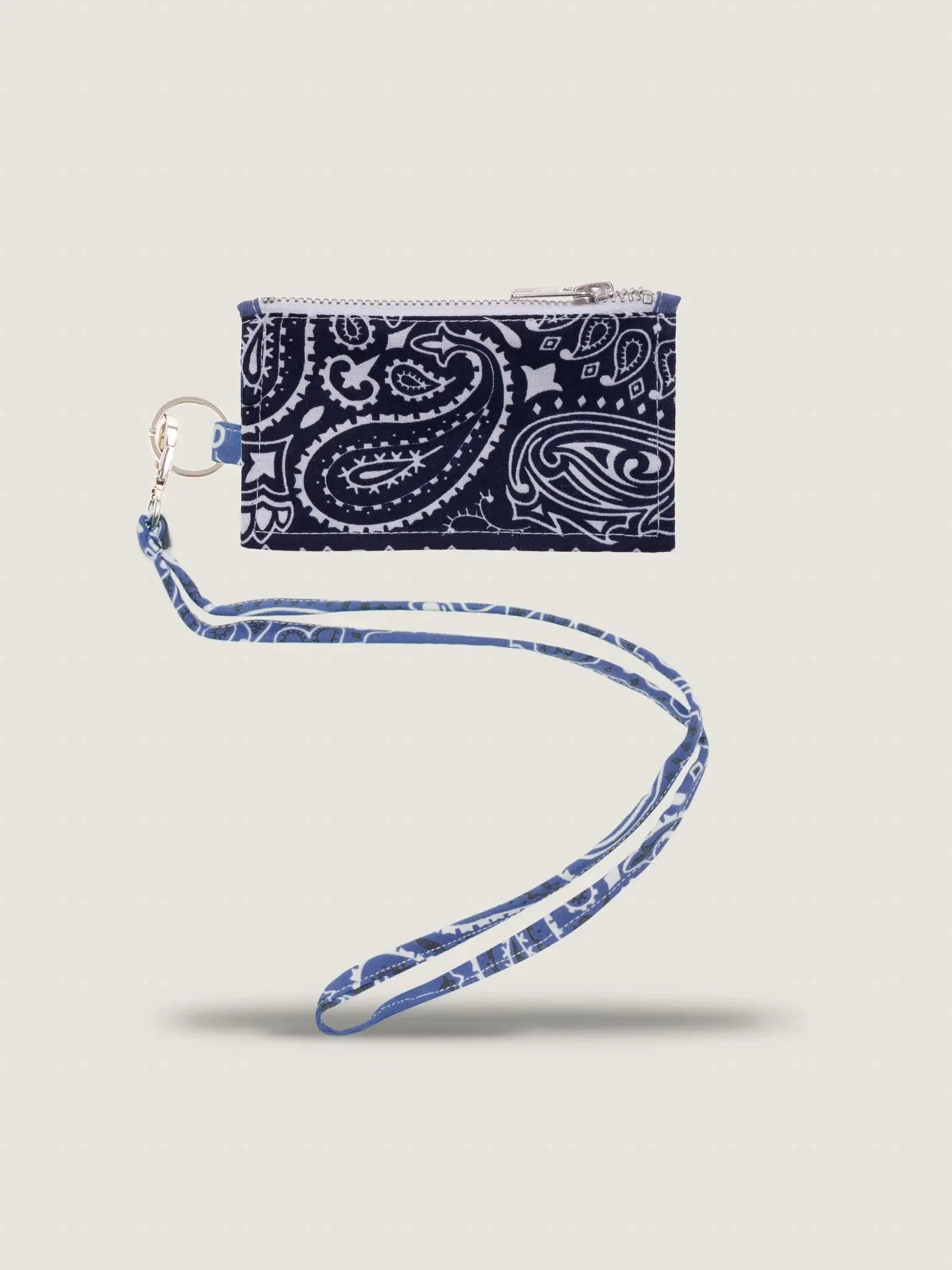 Card holder - HEART - Navy / Chambray