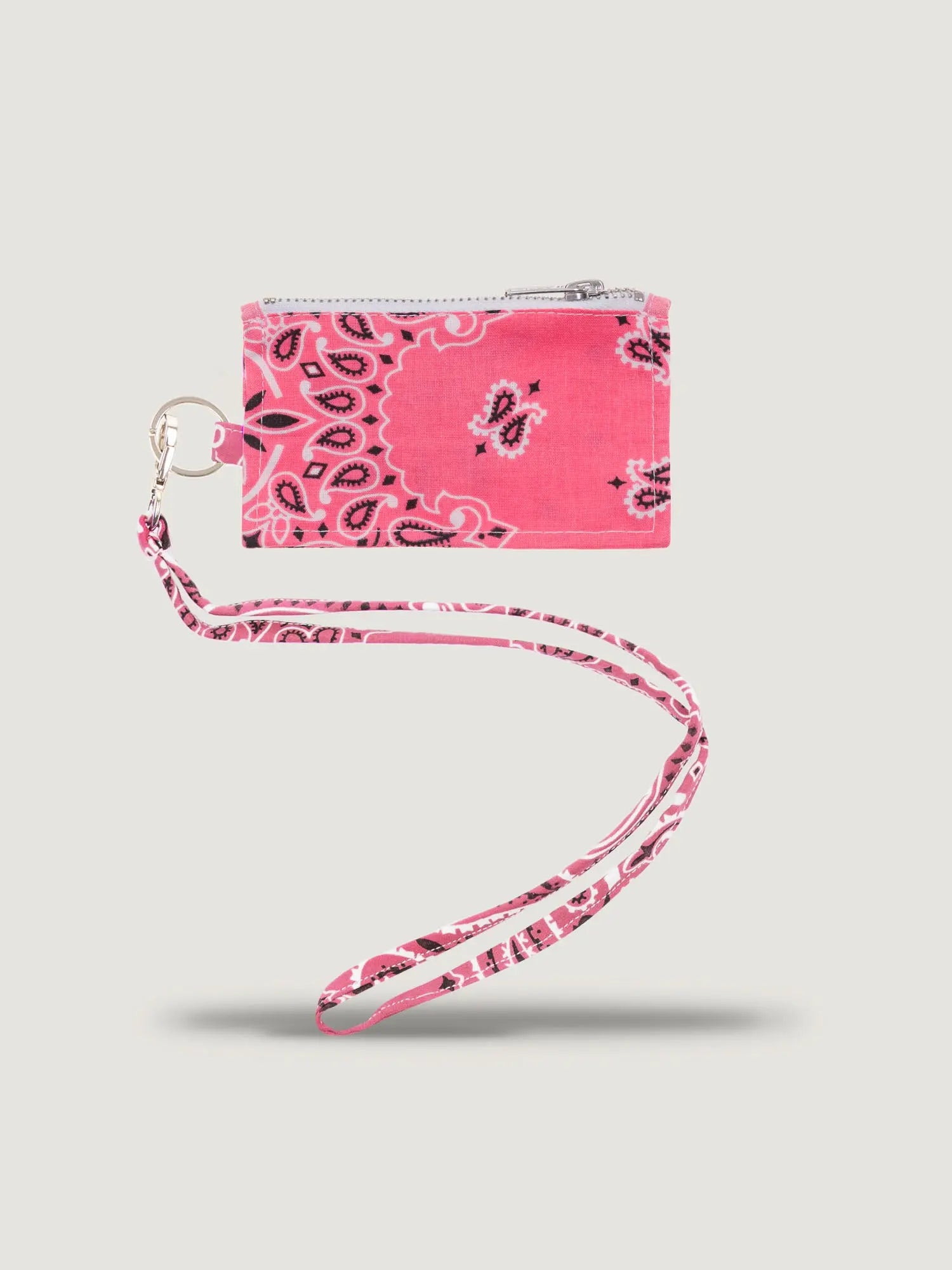 Porte-carte - HAPPY FACE - Strawberry Pink / Pale Pink
